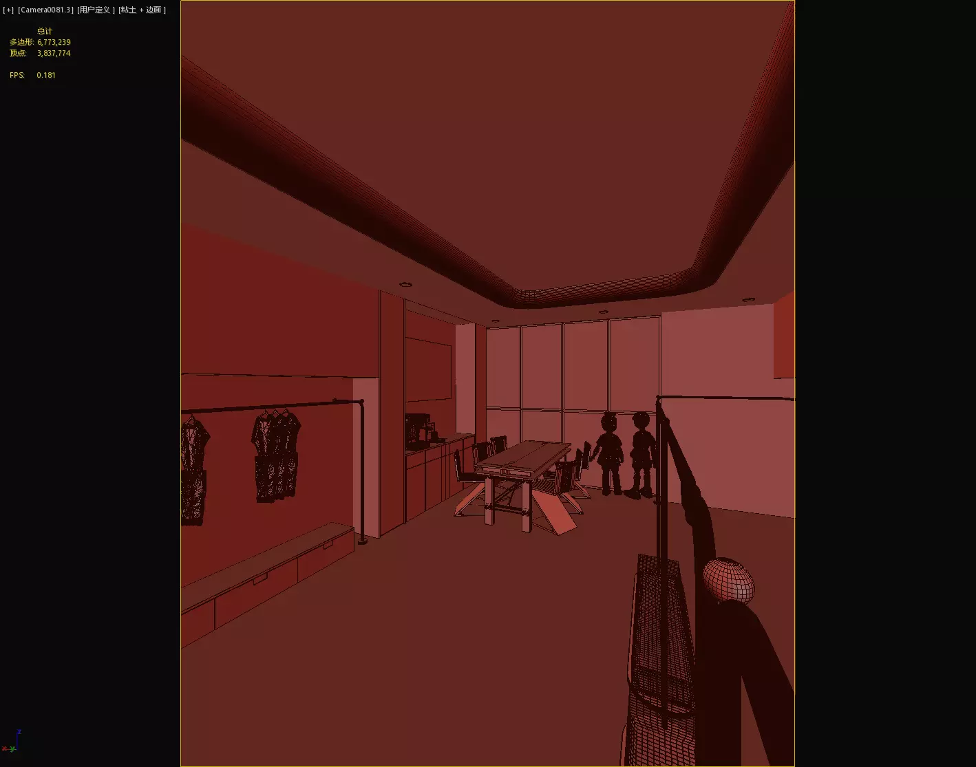 children Clothing store 3D model Low-poly 3D model_22