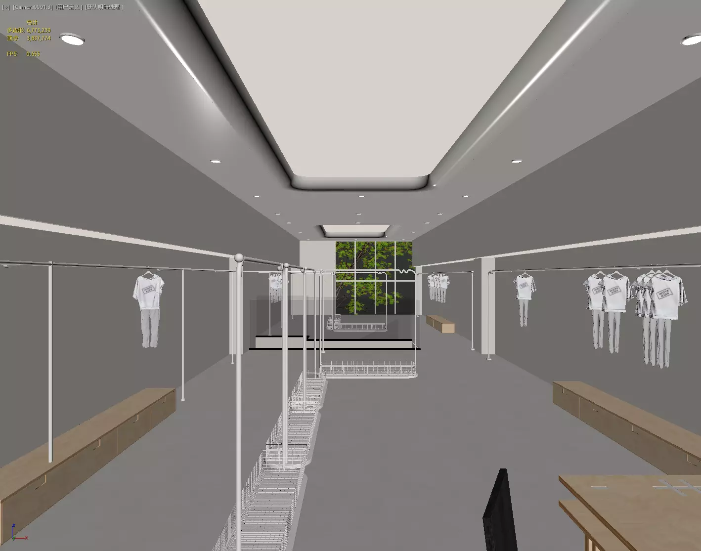 children Clothing store 3D model Low-poly 3D model_17