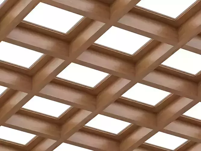 Ceiling No 002 3D model Ceiling No 002 3D model