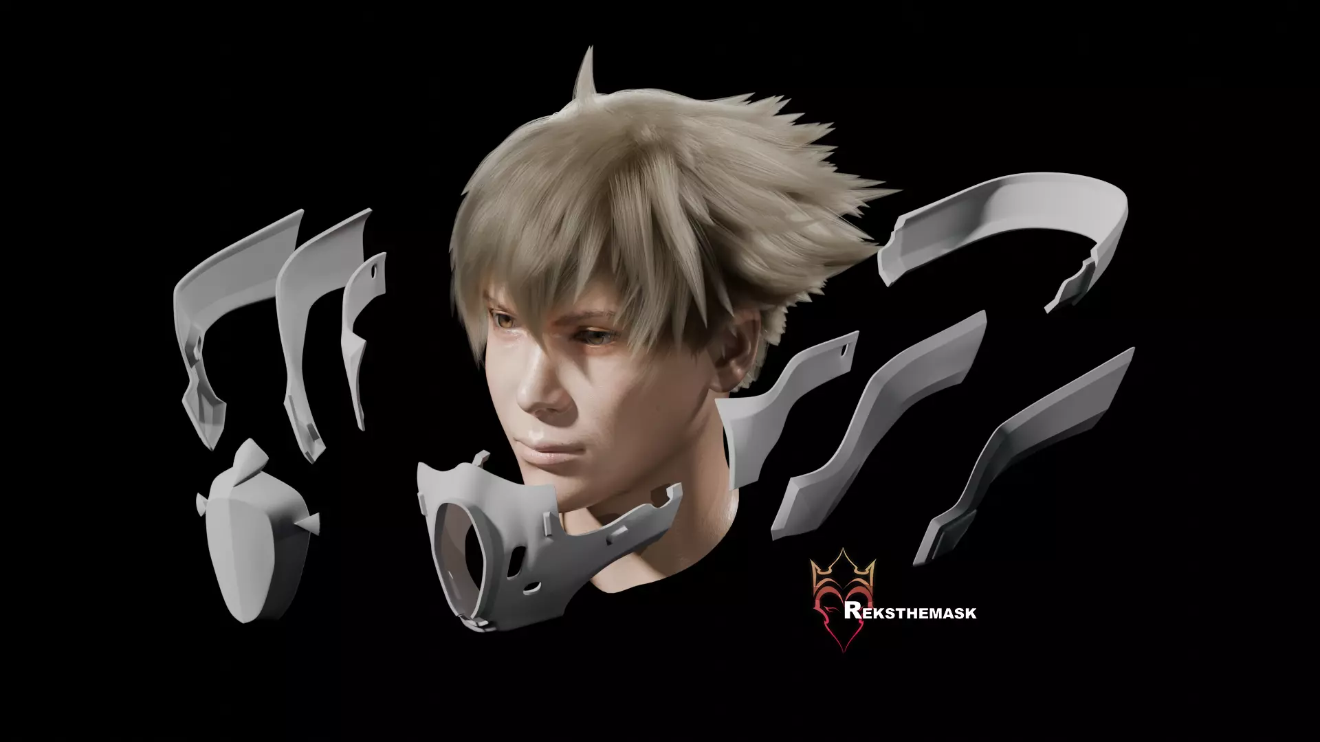 Ghostblade  to be hero X Mask 3D print 3D print model_10