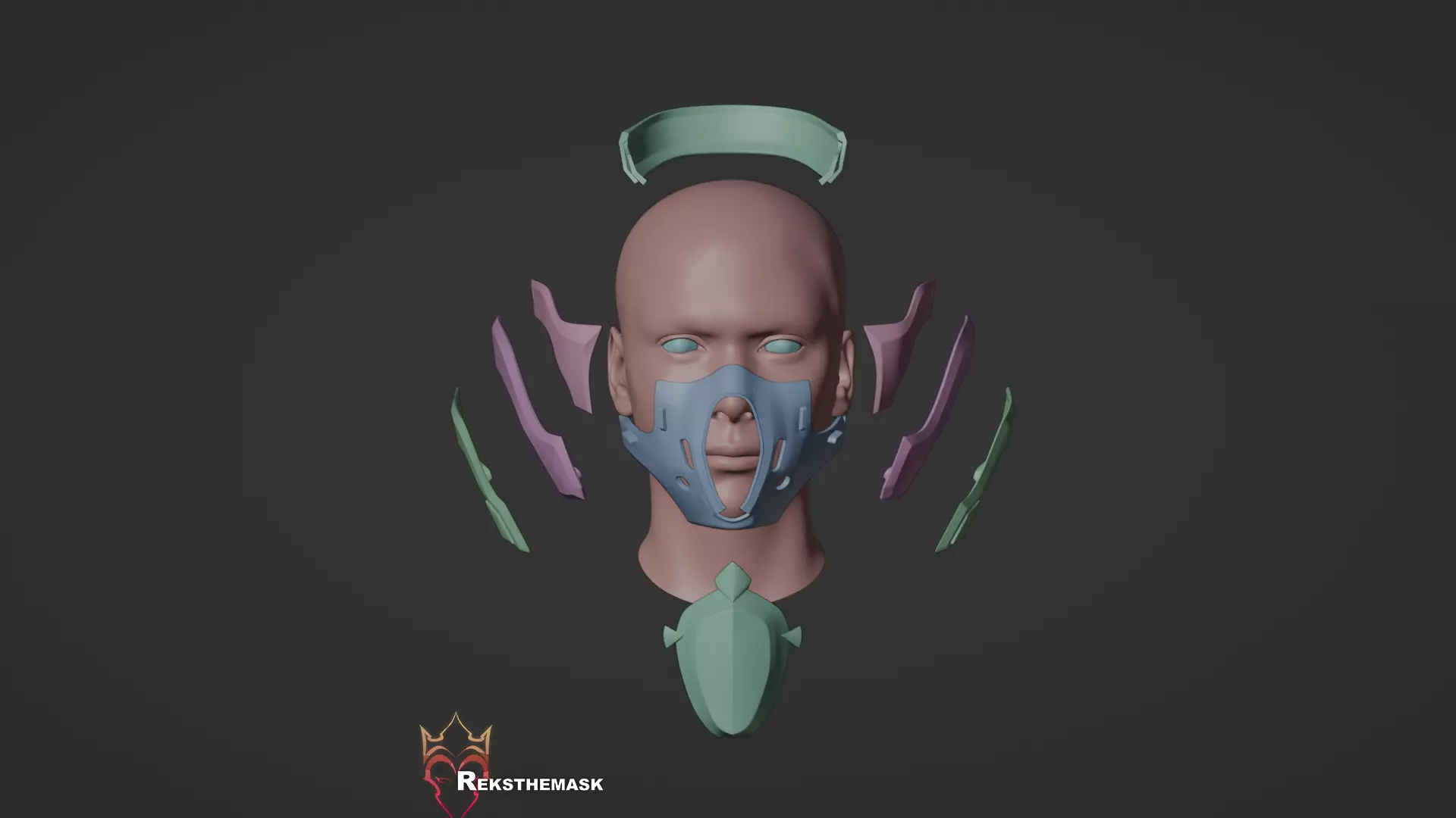 Ghostblade  to be hero X Mask 3D print 3D print model_13