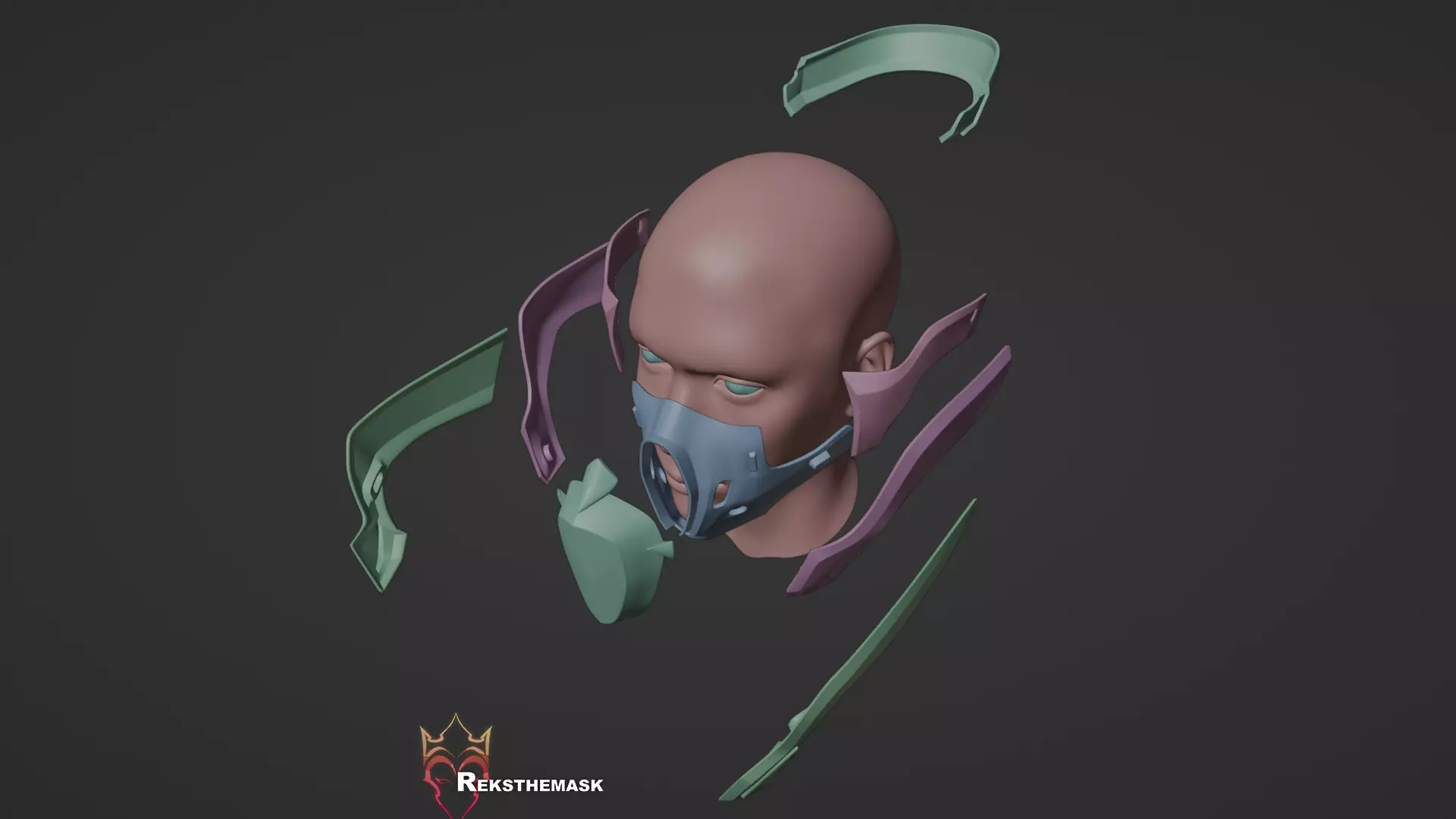 Ghostblade  to be hero X Mask 3D print 3D print model_14