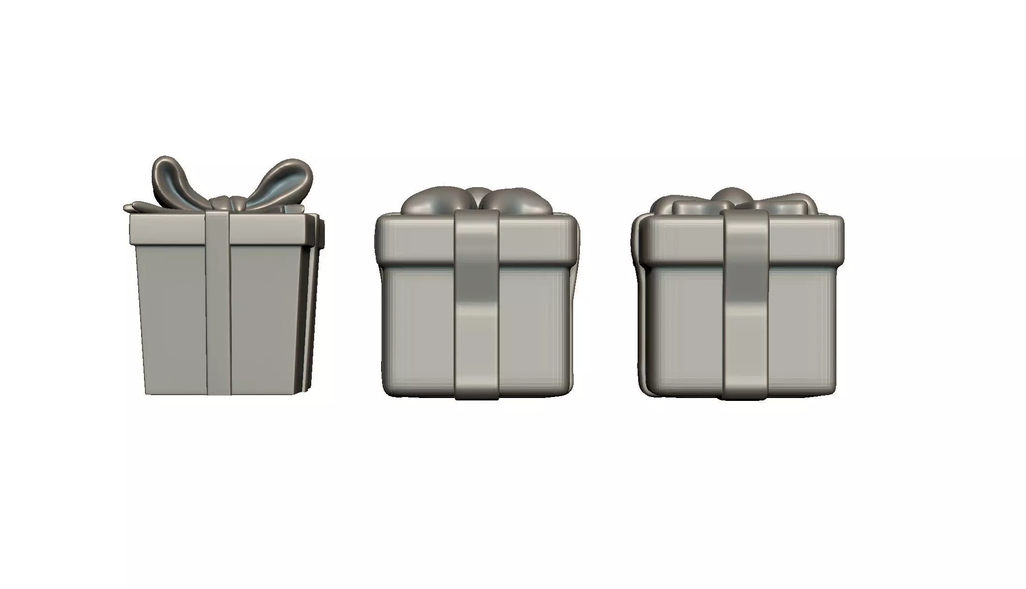 Gift Box 3D print model_7