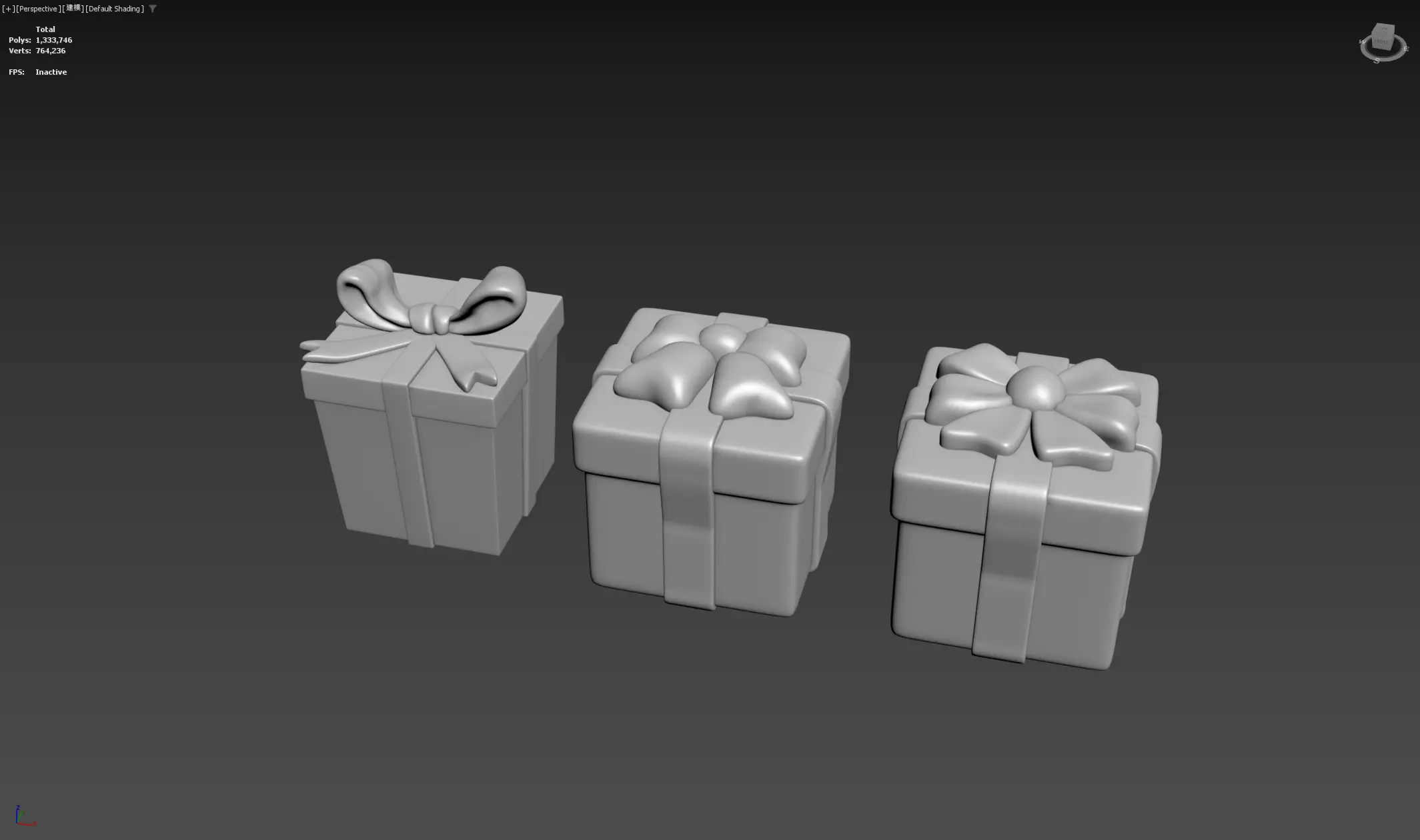 Gift Box 3D print model_10