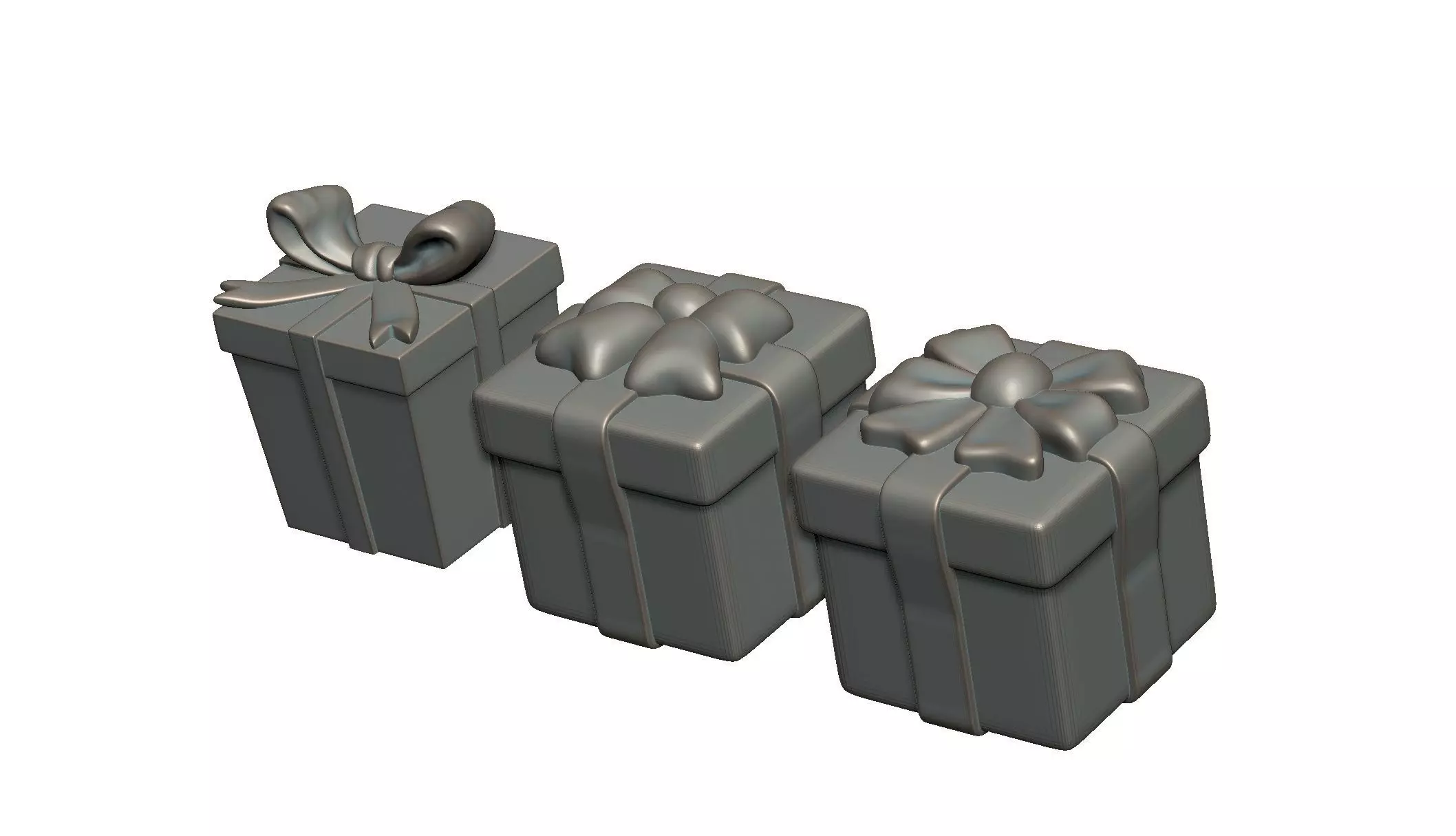 Gift Box 3D print model_2