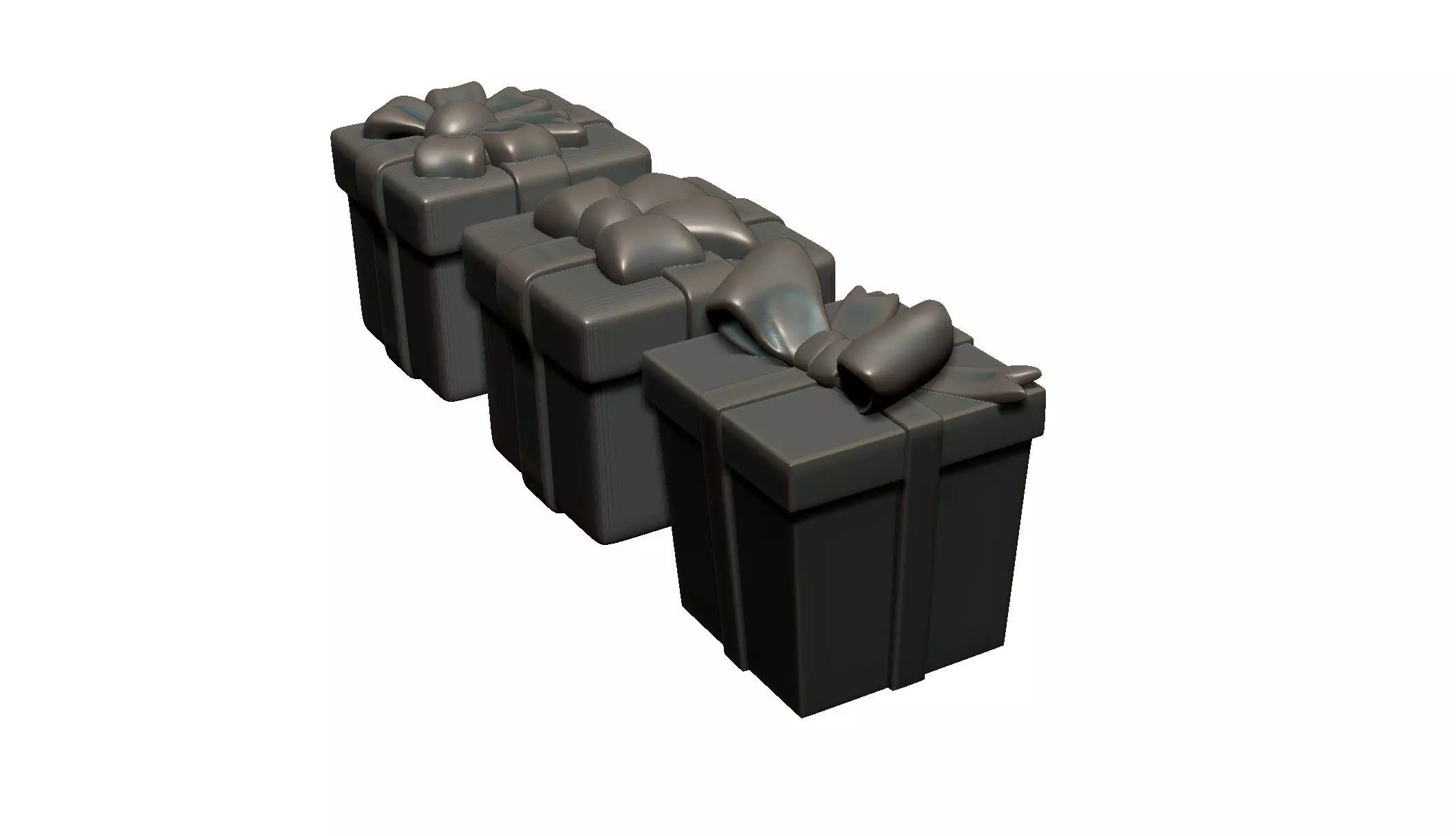 Gift Box 3D print model_5