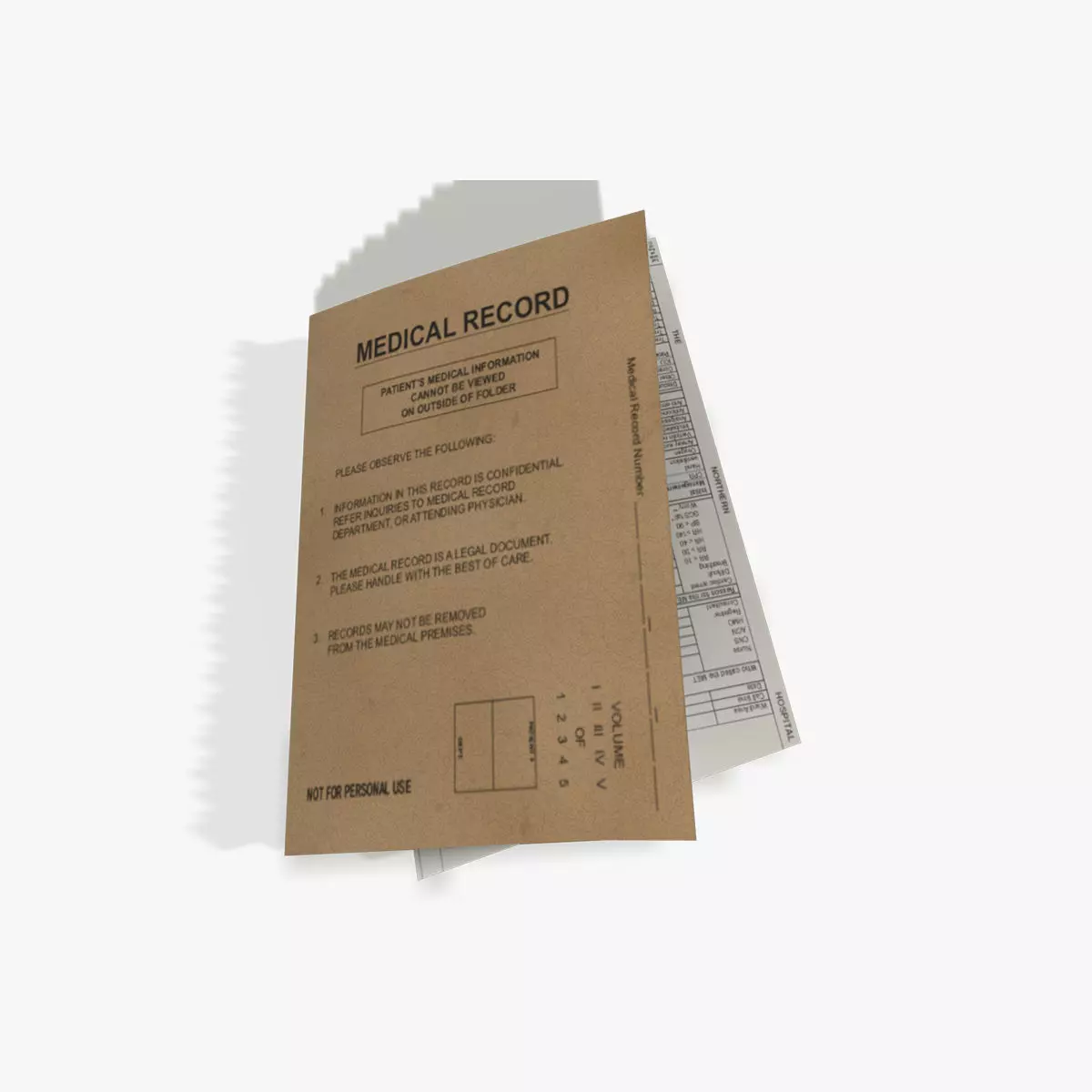 Hospital File 04 Low-poly 3D model_0