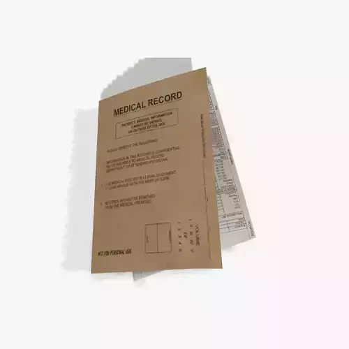 Hospital File 04 Low-poly 3D model