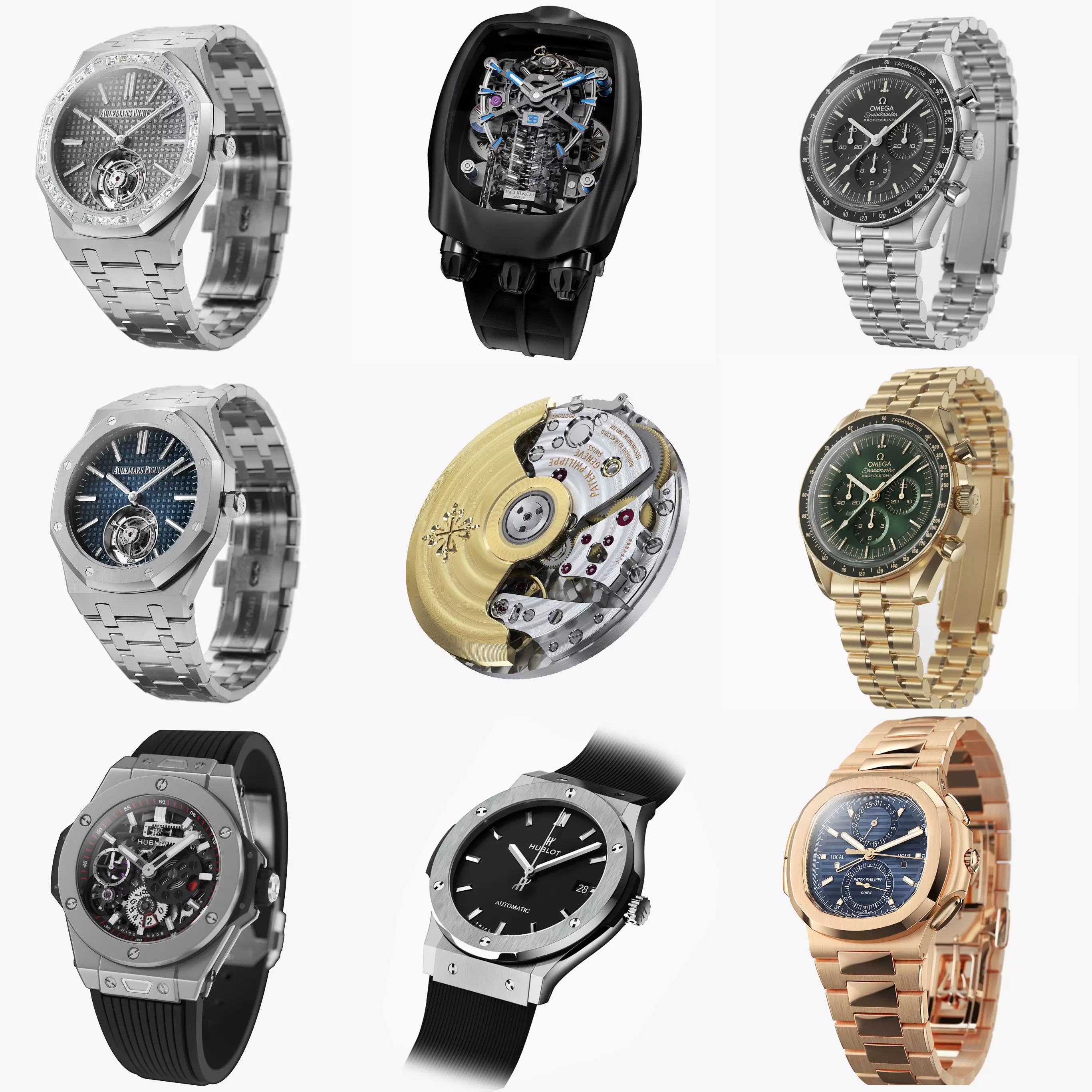 Ultimate Luxury Watch Collection - High-End 3D Models _0