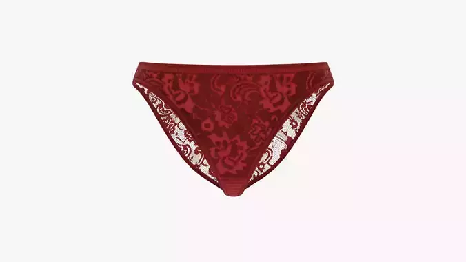 Daily Bikini Low-poly 3D model