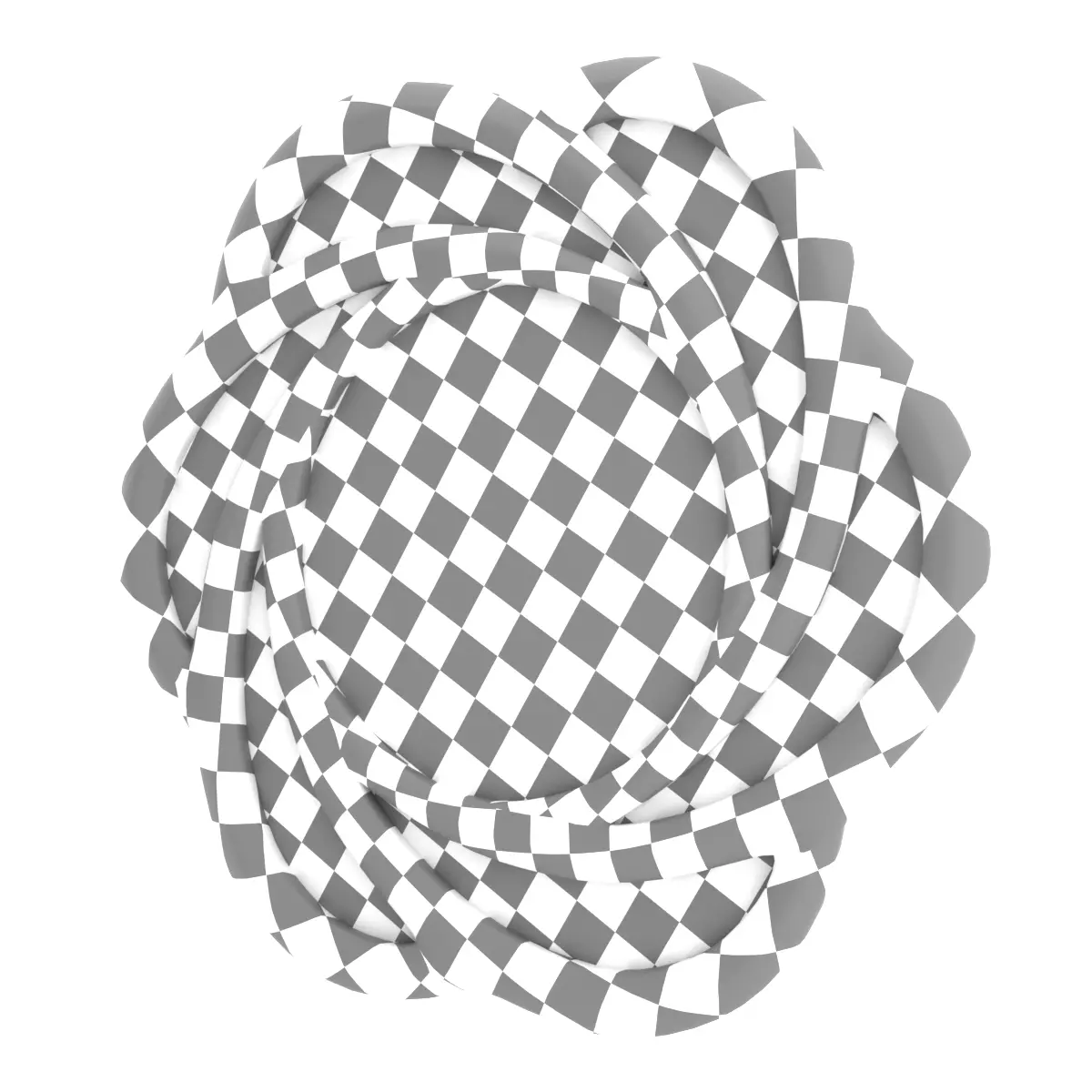 Round decorative mirror 3D model_2