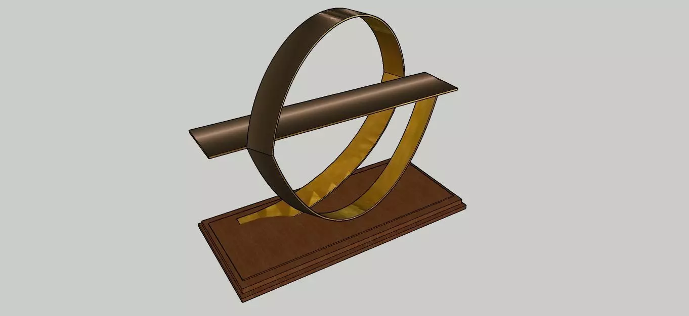 Console Table Modern 3D model