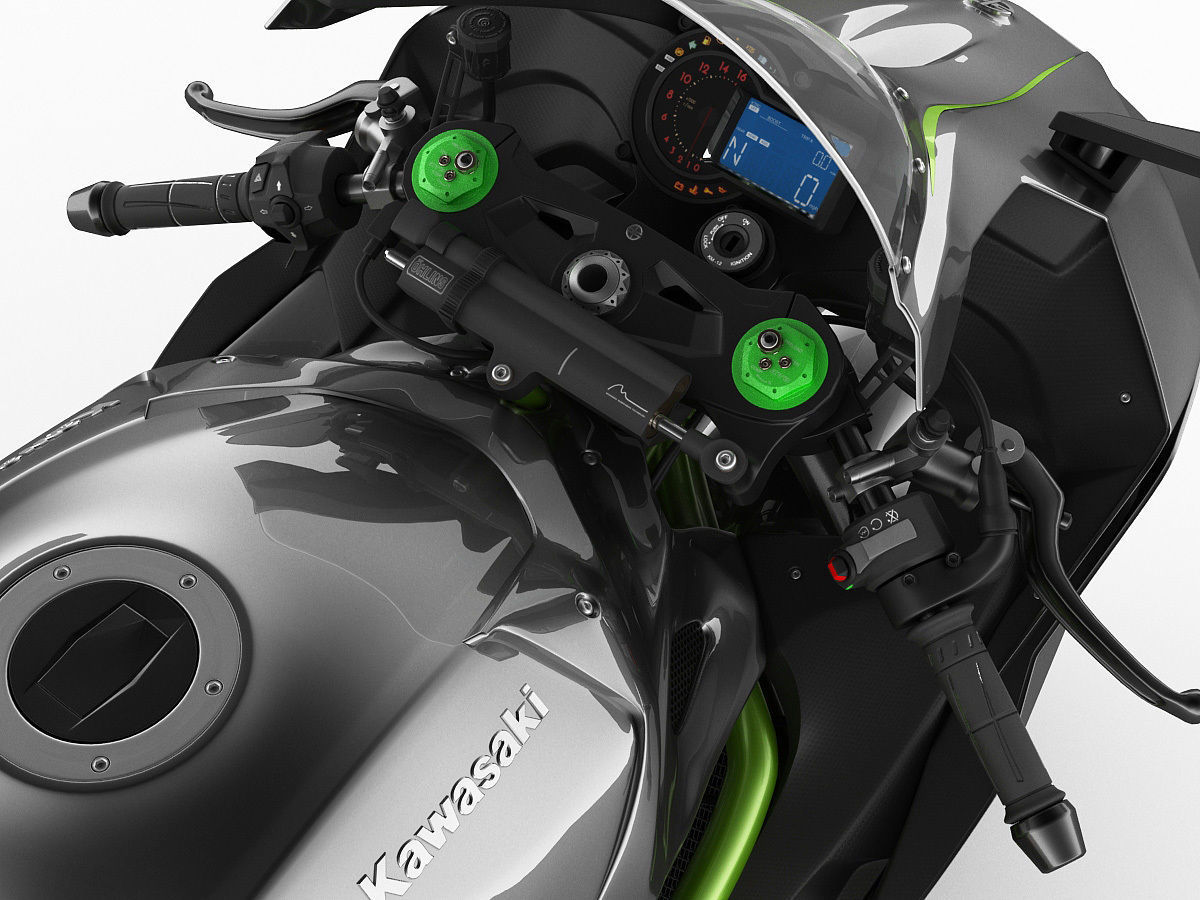 Kawasaki Ninja H2 3D model_9