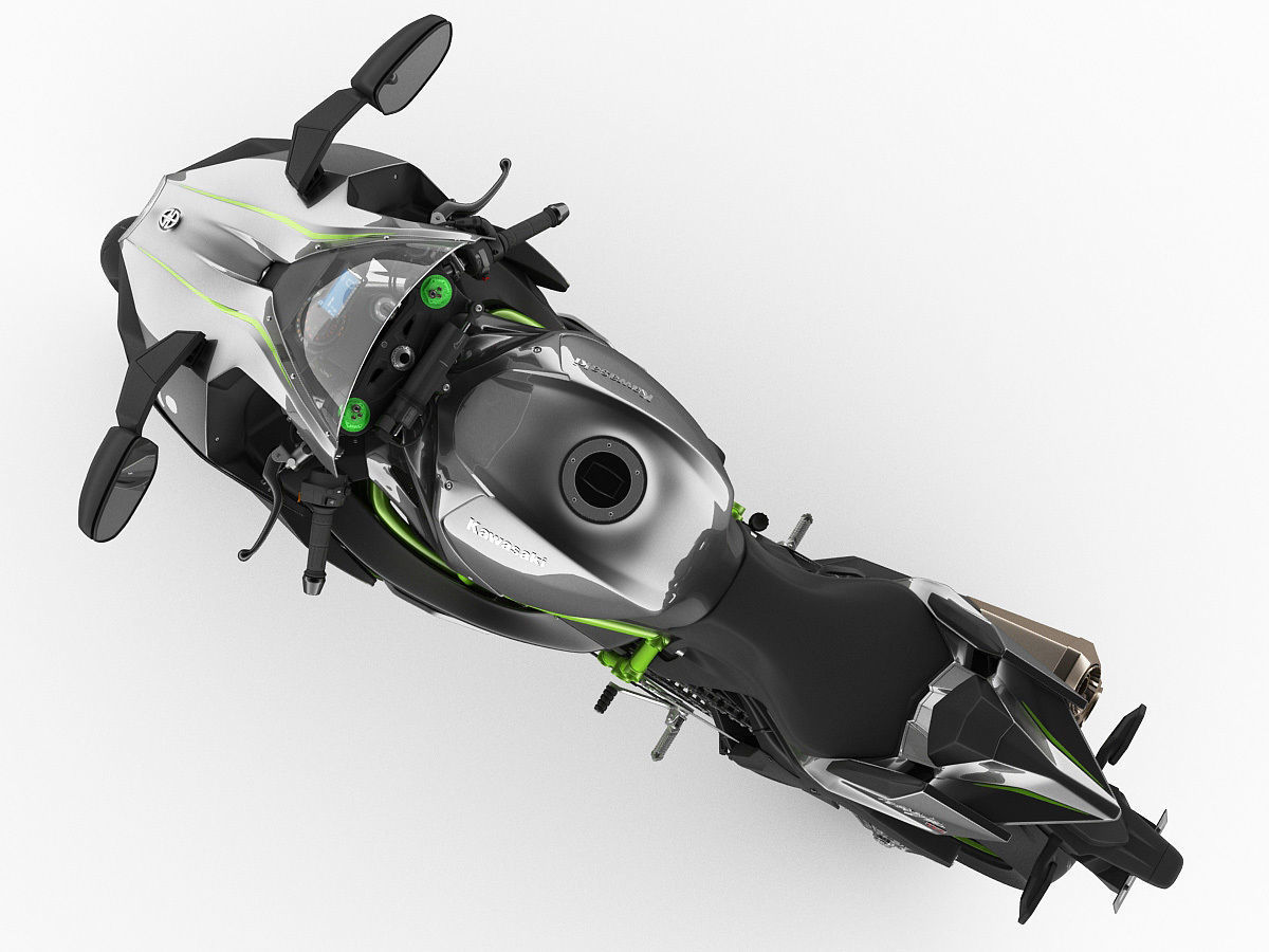 Kawasaki Ninja H2 3D model_11