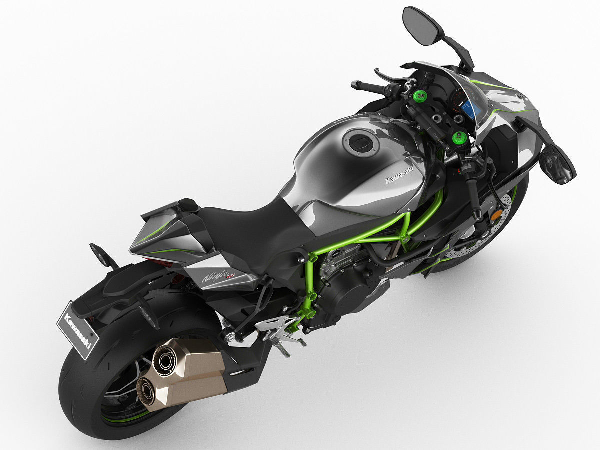 Kawasaki Ninja H2 3D model_13