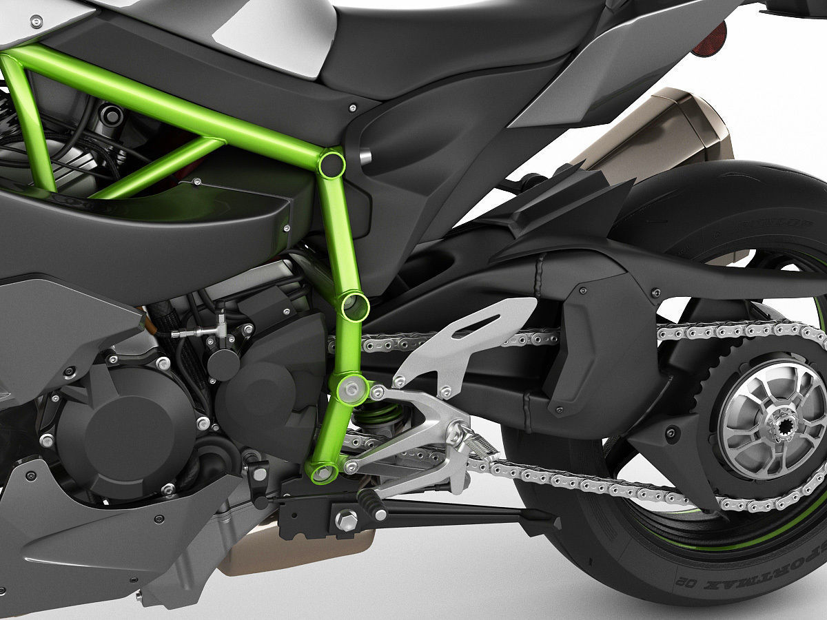 Kawasaki Ninja H2 3D model_8