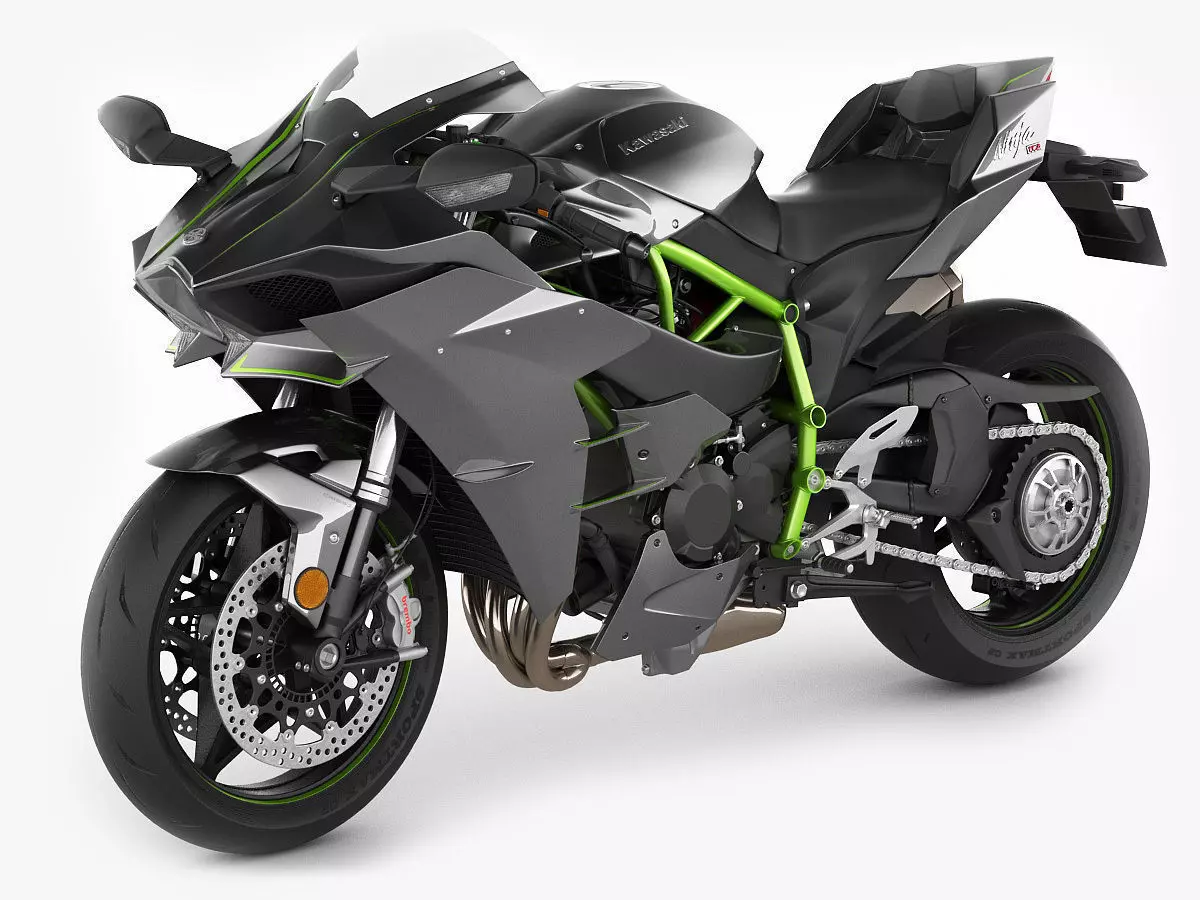 Kawasaki Ninja H2 3D model_0