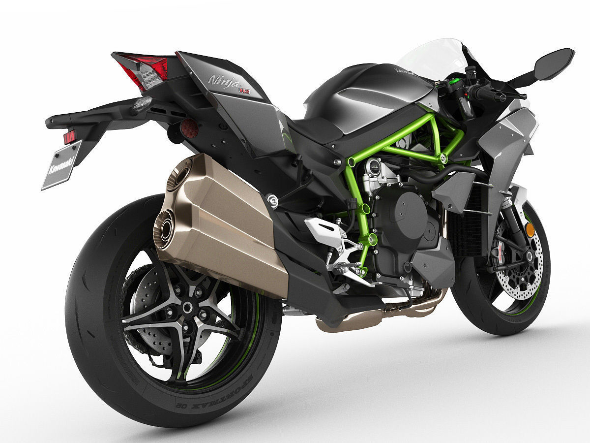 Kawasaki Ninja H2 3D model_15