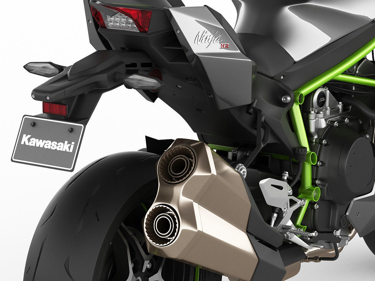 Kawasaki Ninja H2 3D model_6