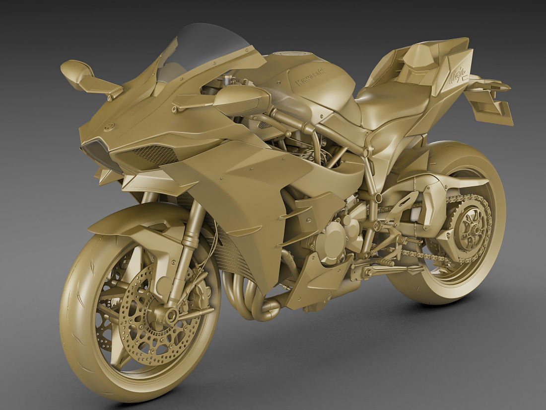 Kawasaki Ninja H2 3D model_20