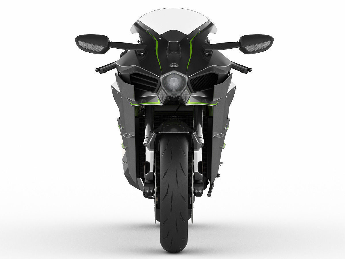 Kawasaki Ninja H2 3D model_16