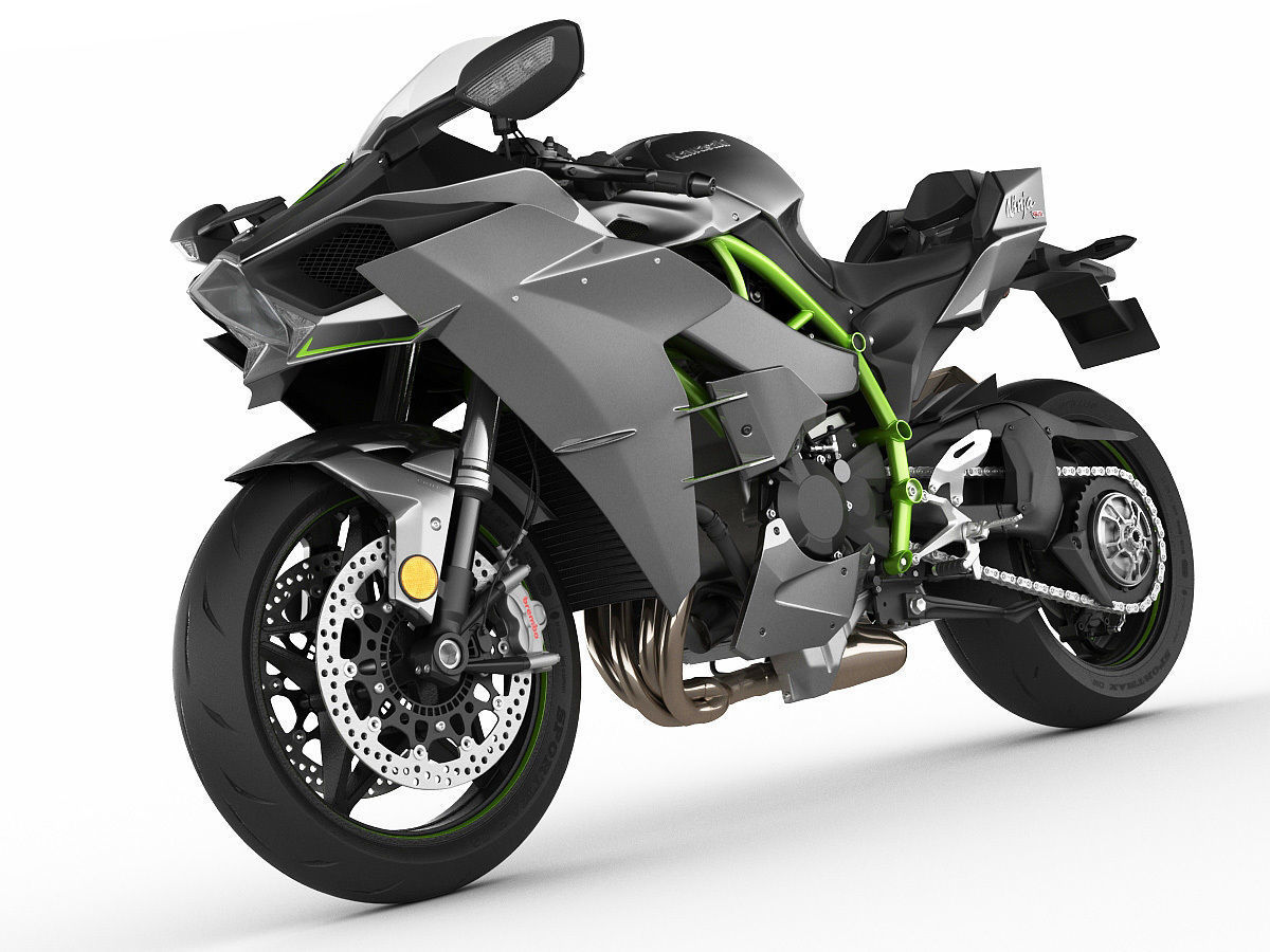 Kawasaki Ninja H2 3D model_14