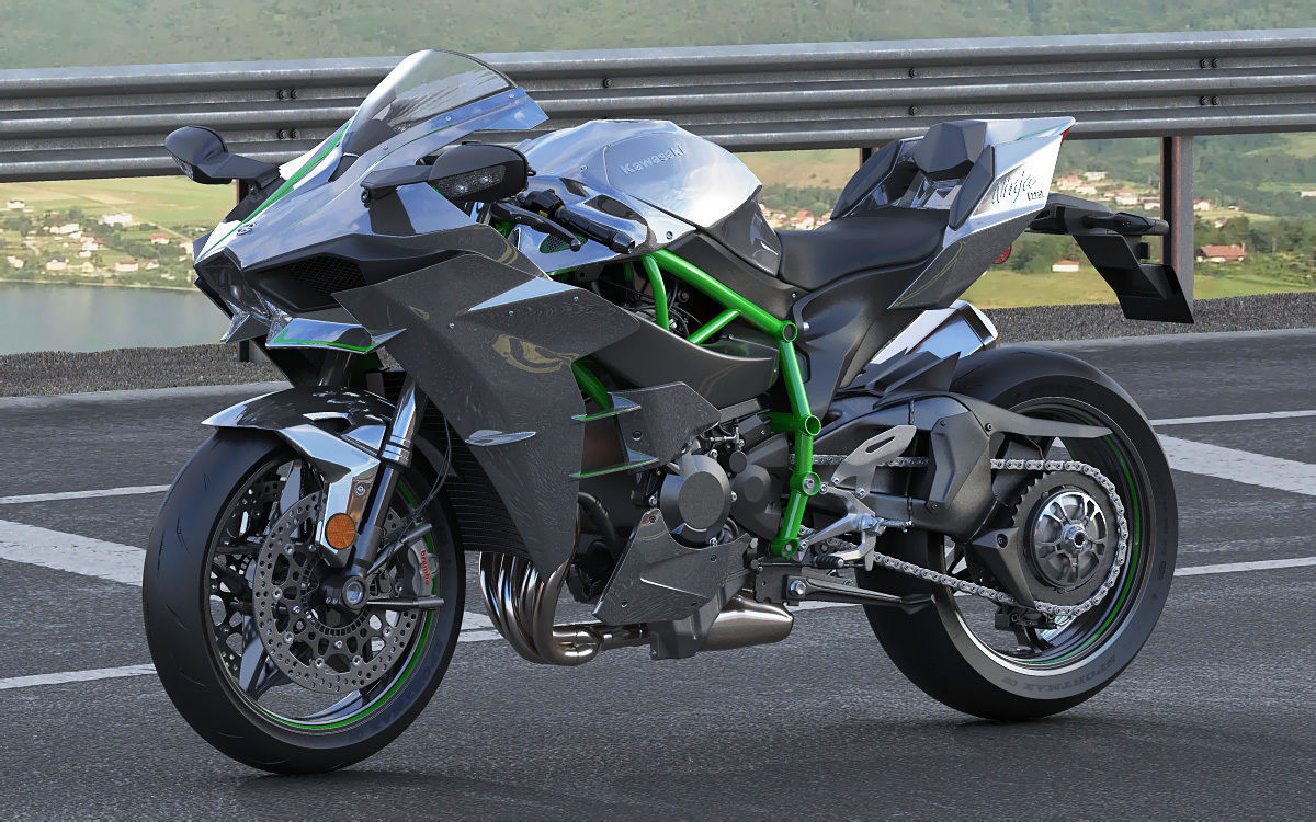 Kawasaki Ninja H2 3D model_18