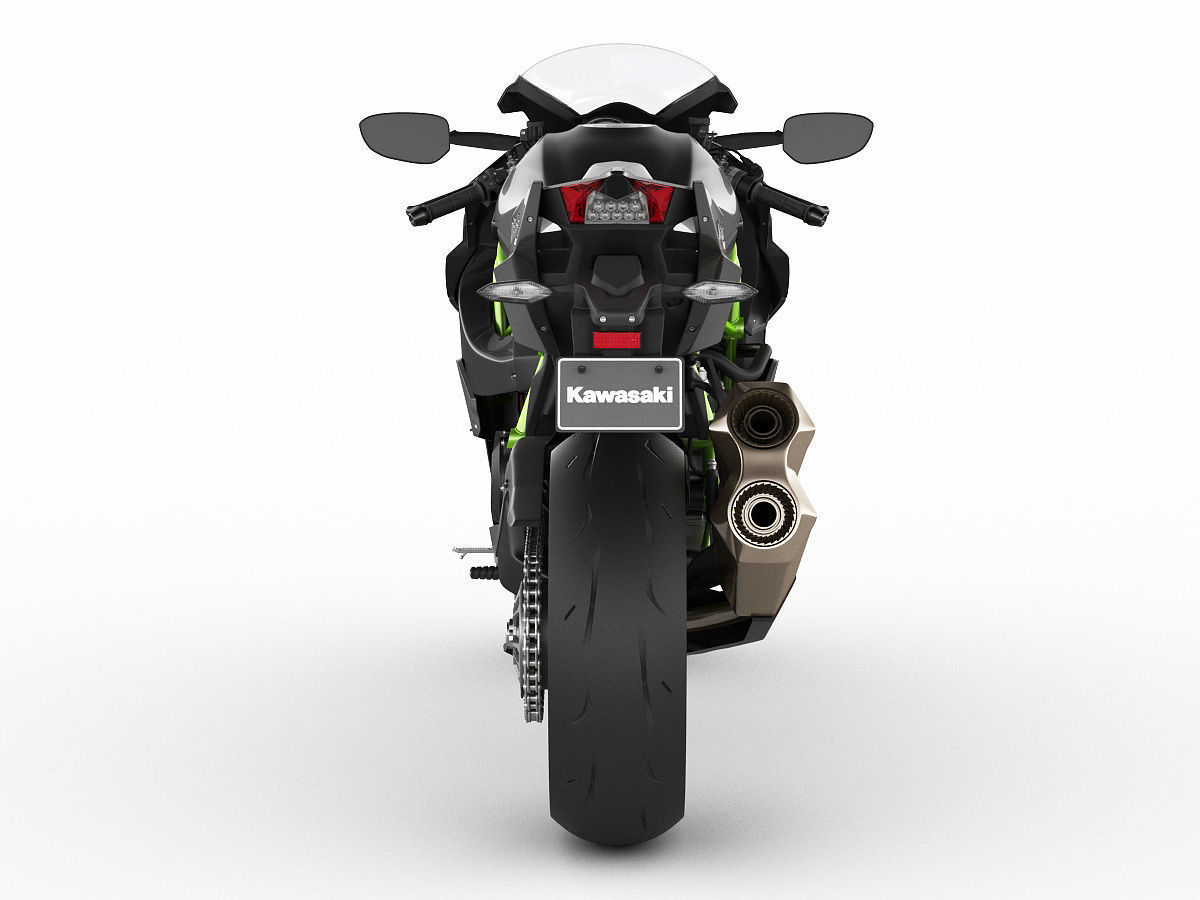 Kawasaki Ninja H2 3D model_17