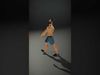 Stylized Athletic Male Figure Model Pack Low-poly 3D model_2