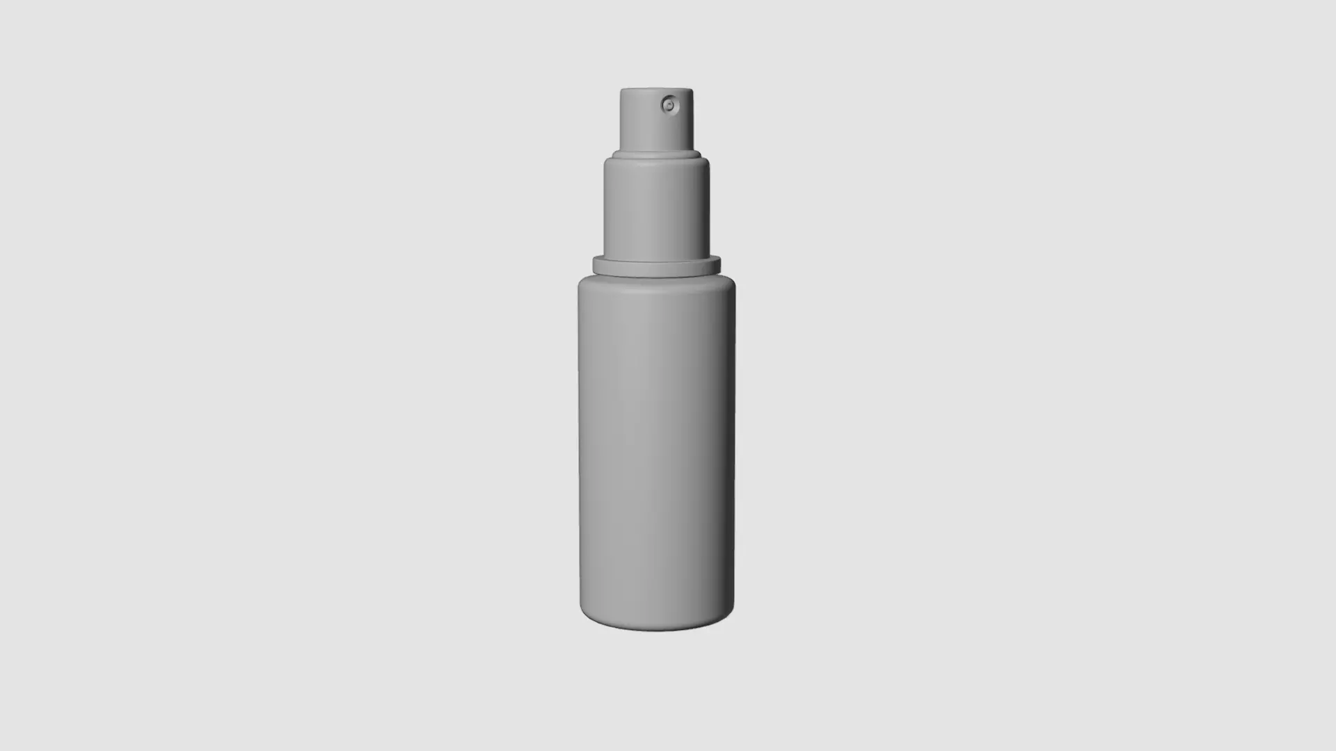 Cosmetic Glass Liquid Spray Low-poly 3D model_3