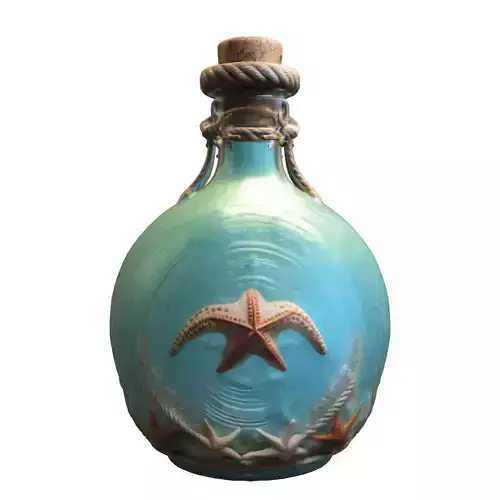 Decorative Starfish Potion Bottle