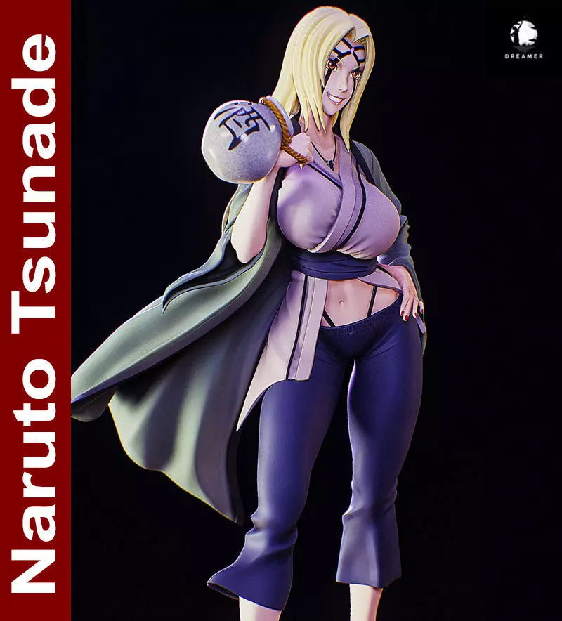 Tsunade 3D print model_0