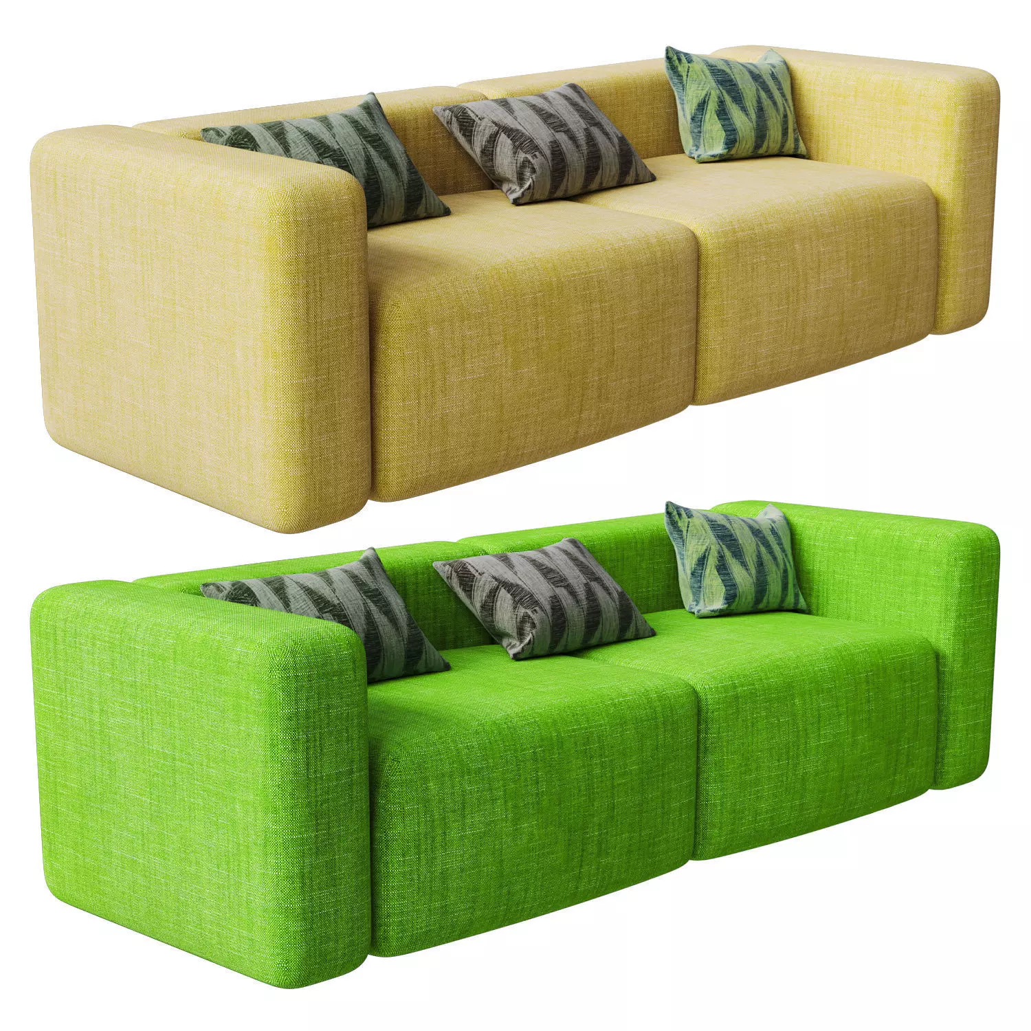 Hay mags sofa 3D model