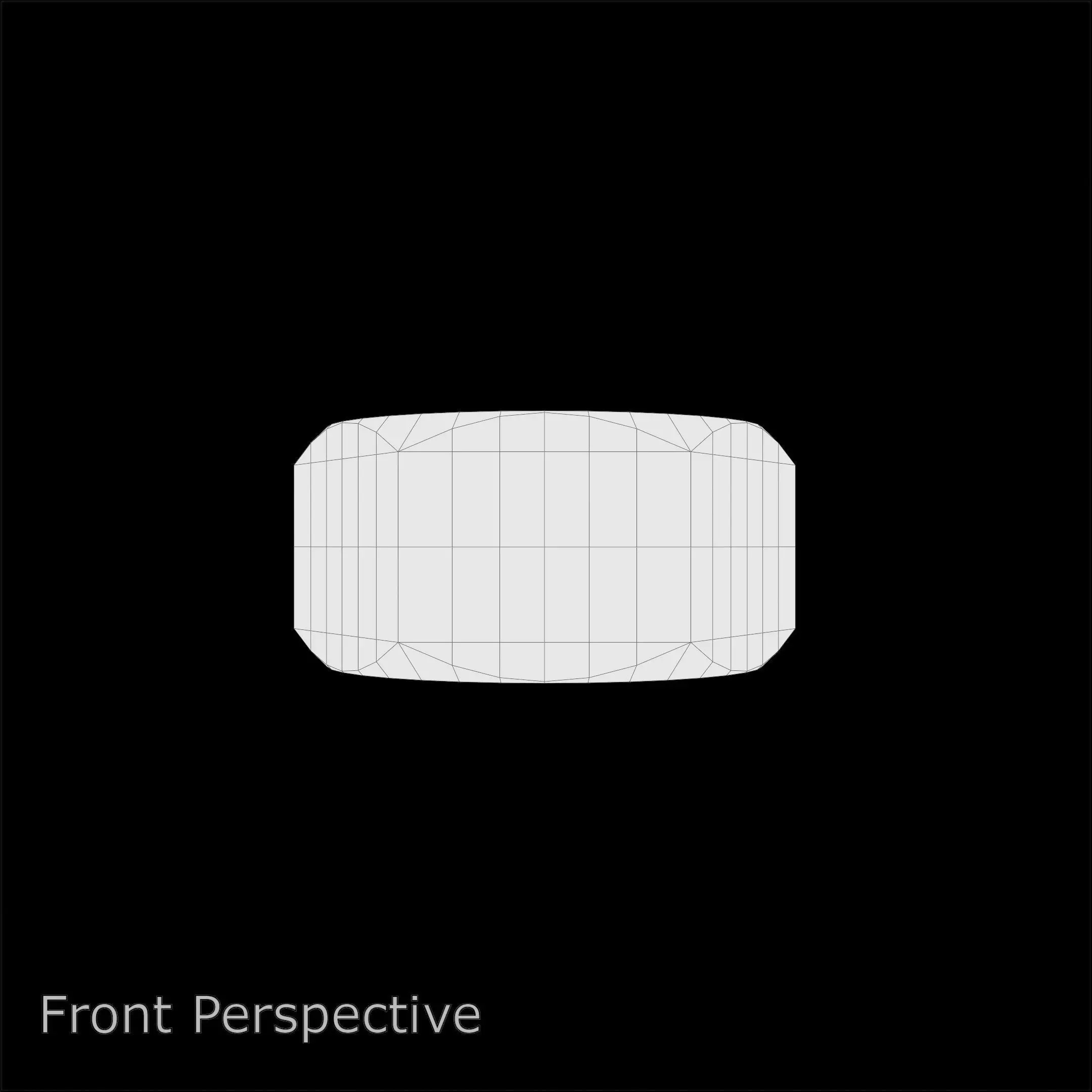 Steel Stained M8 Hex Nut with PBR 4K Textures 3D model_13