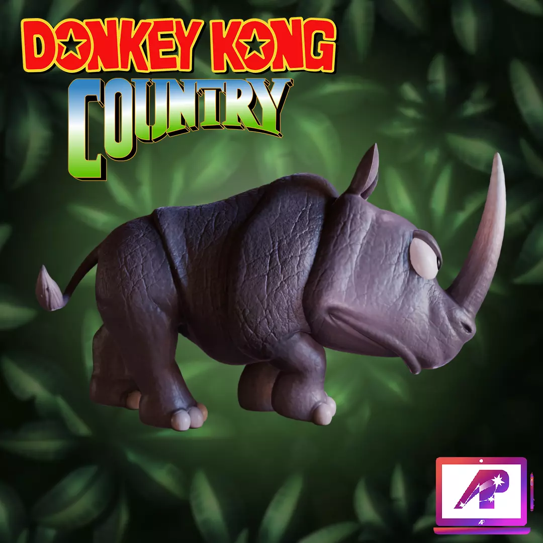 DKC Rambi color 3D print model_1
