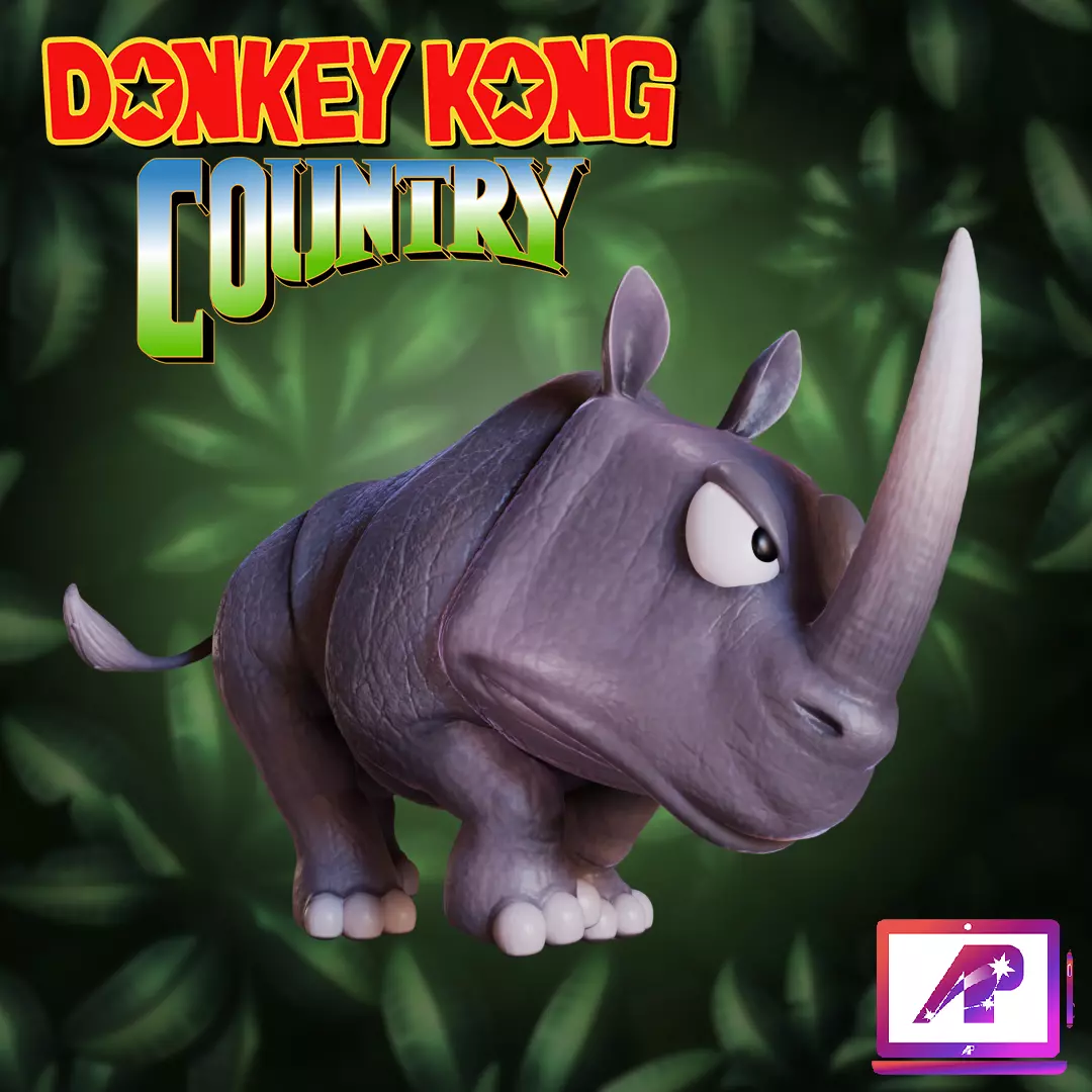 DKC Rambi color 3D print model_0