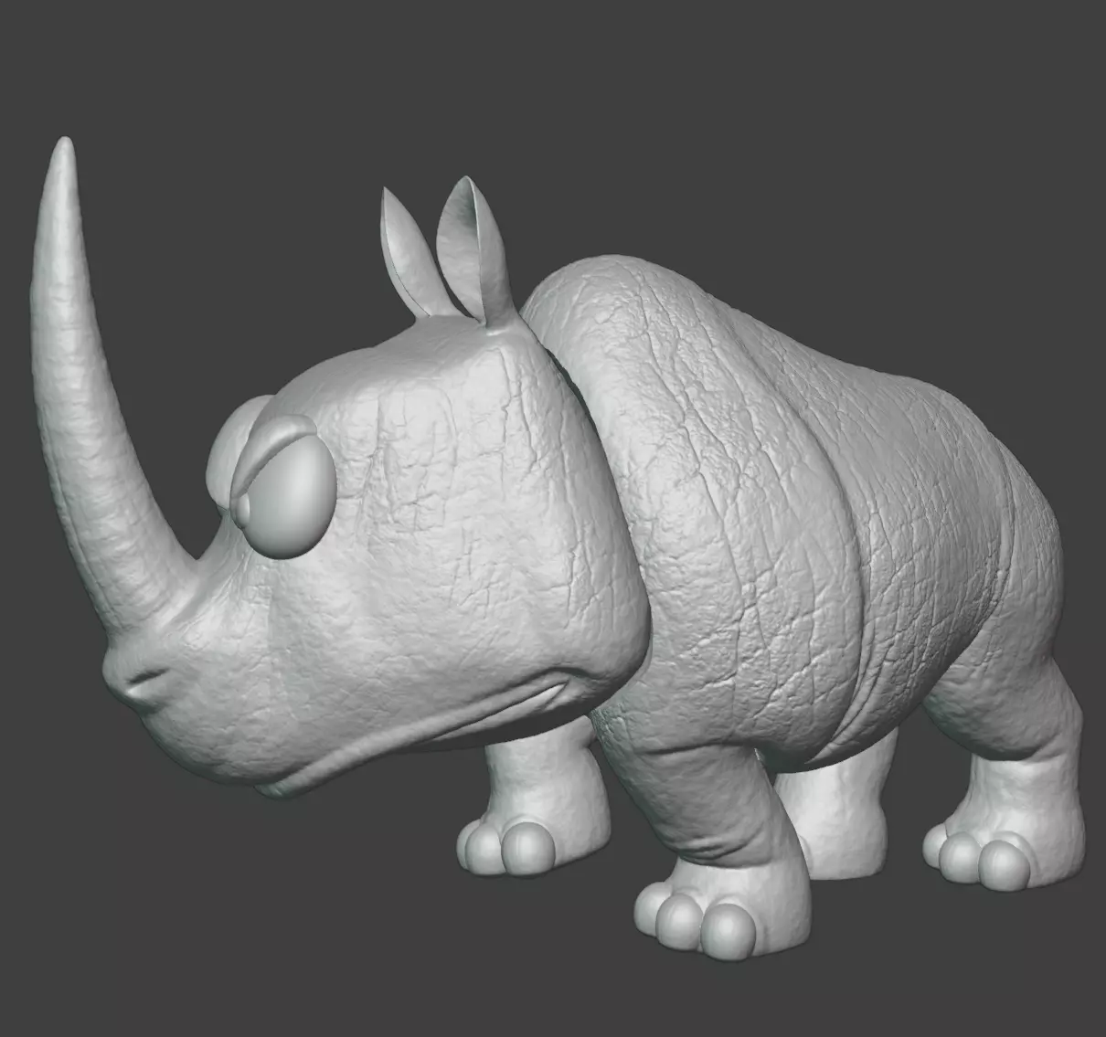 DKC Rambi color 3D print model_5