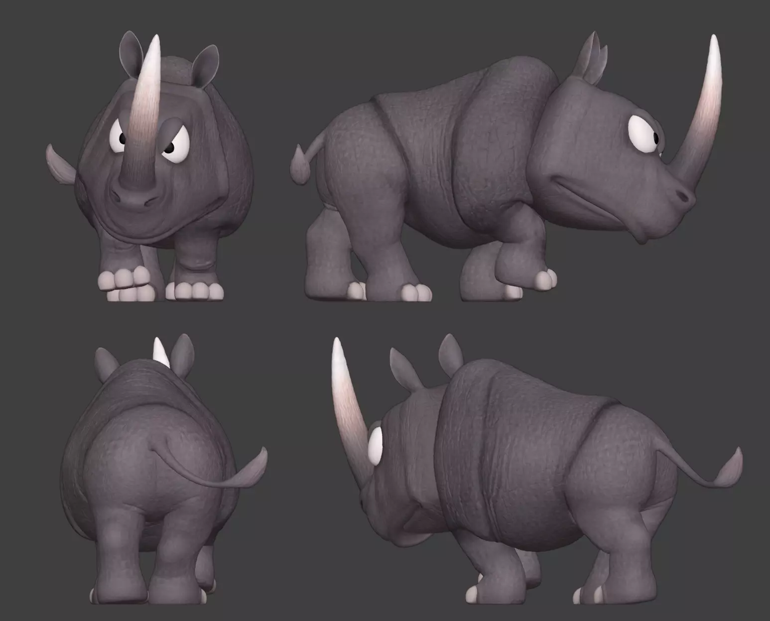 DKC Rambi color 3D print model_2