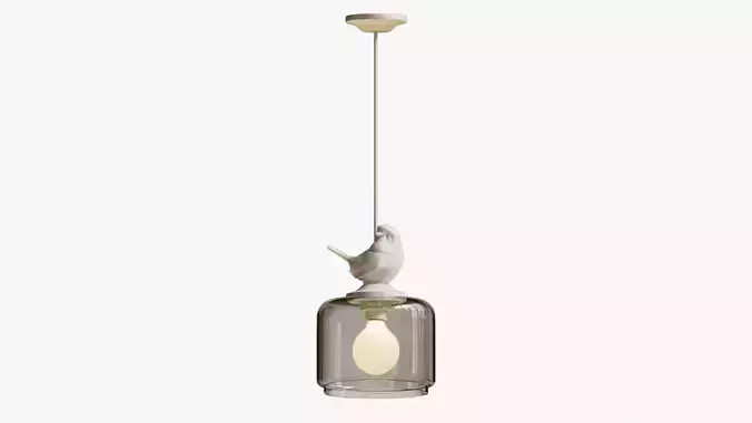 PROVENCE BIRD PENDANT 3D model