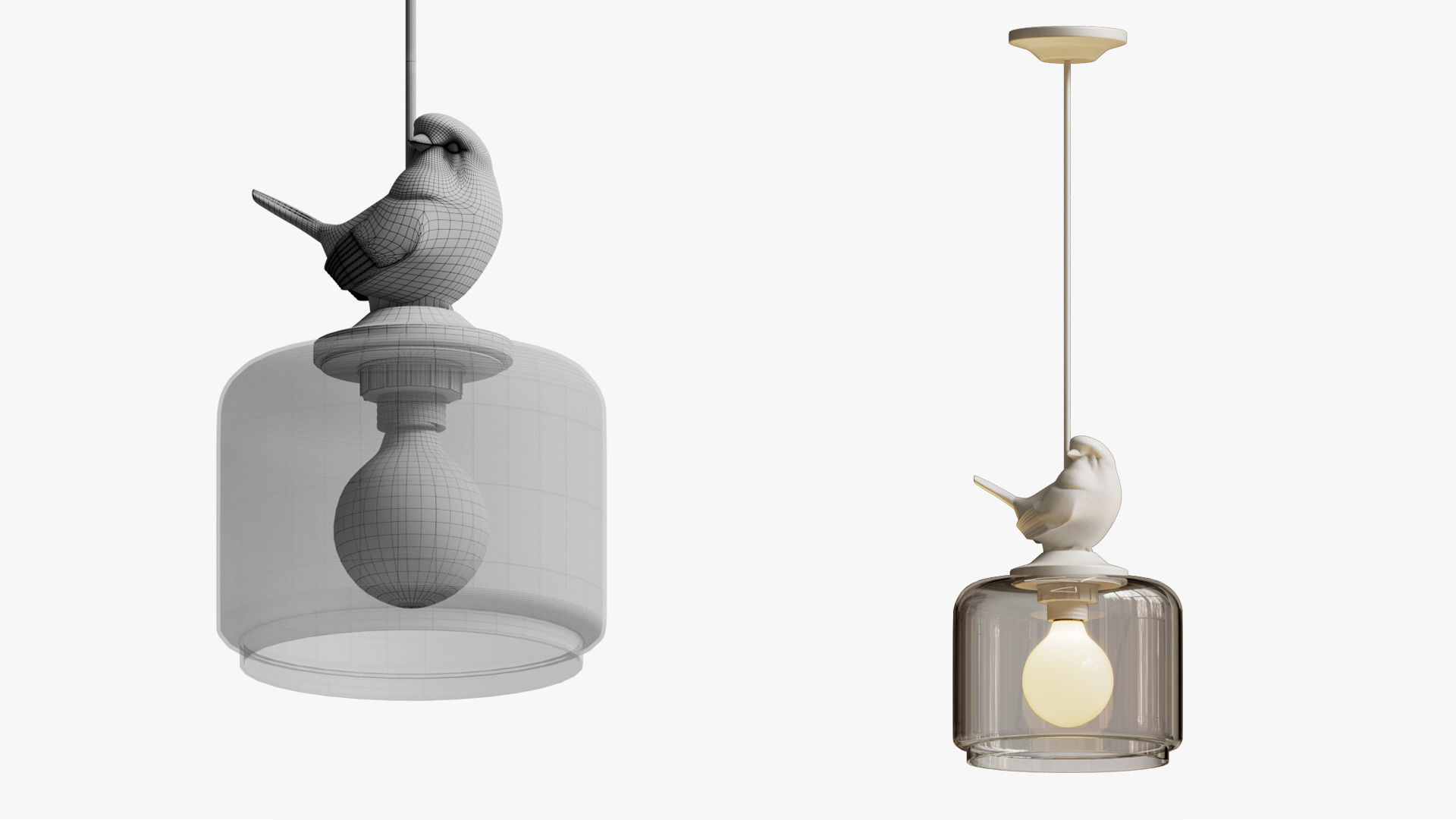 PROVENCE BIRD PENDANT 3D model_5