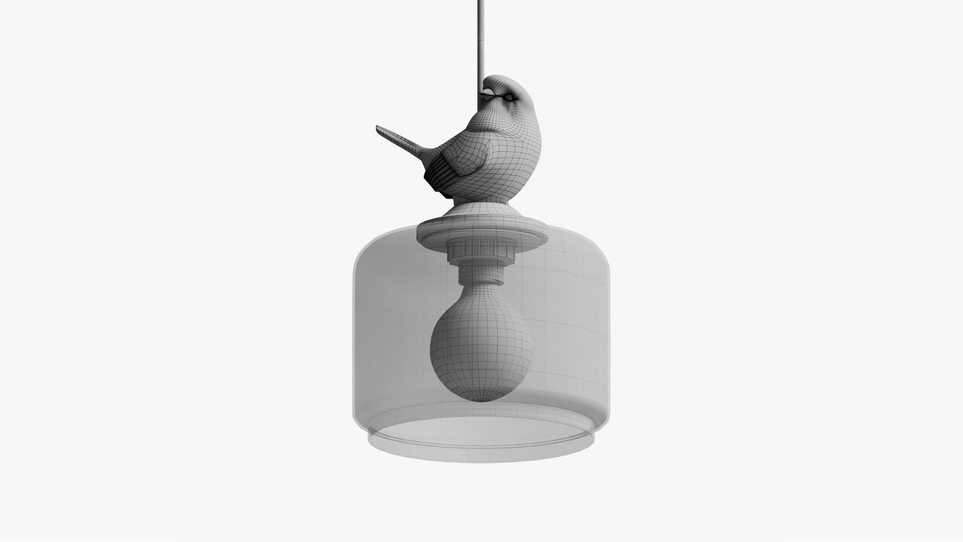 PROVENCE BIRD PENDANT 3D model_9