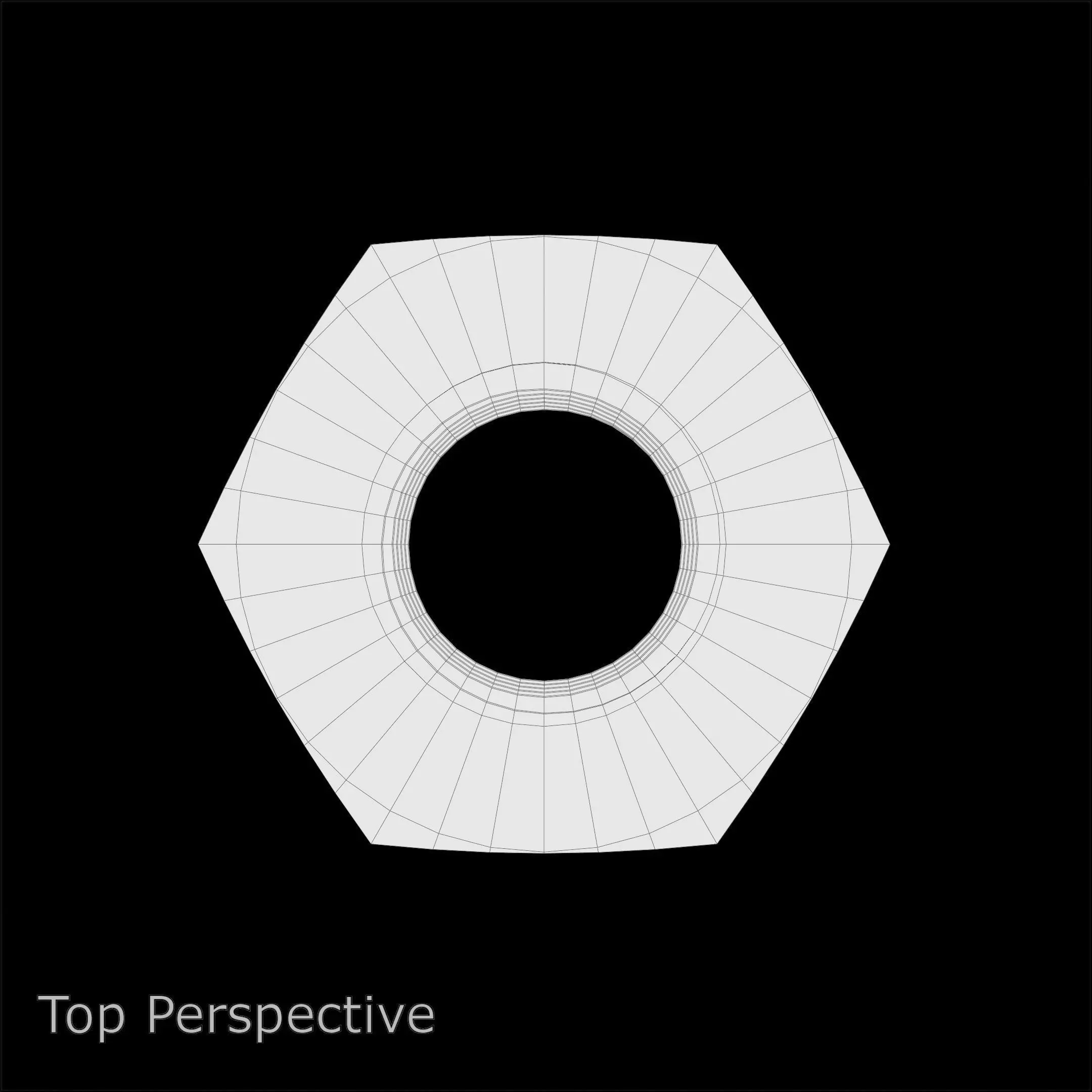 Steel Stained M10 Hex Nut with PBR 4K Textures 3D model_11