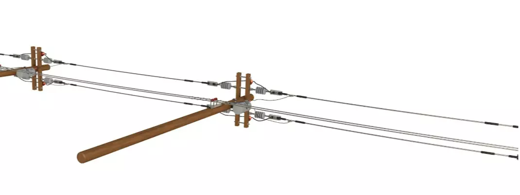 Utility Pole 3D model_3