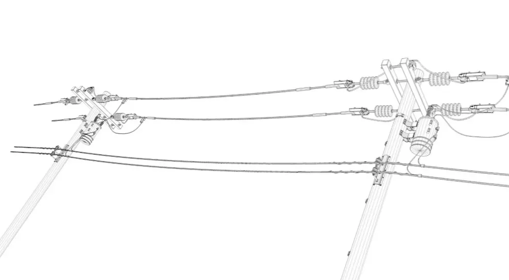 Utility Pole 3D model_6