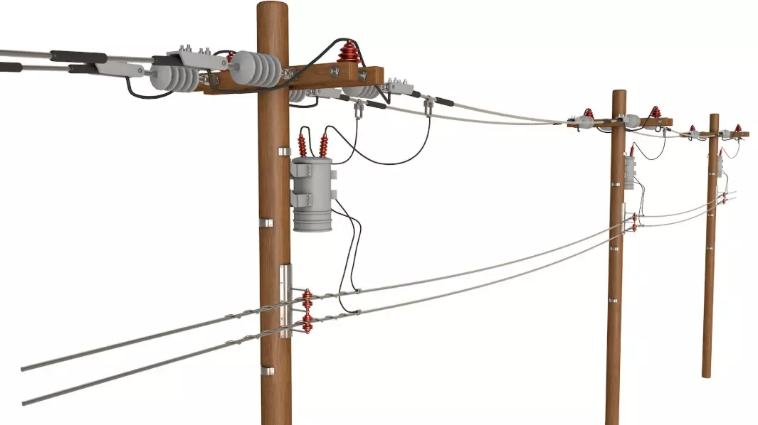 Utility Pole 3D model_0