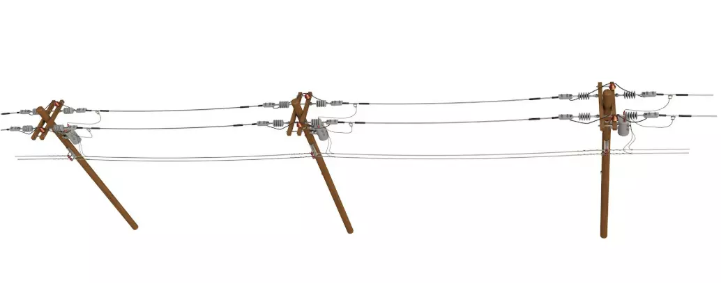 Utility Pole 3D model_4