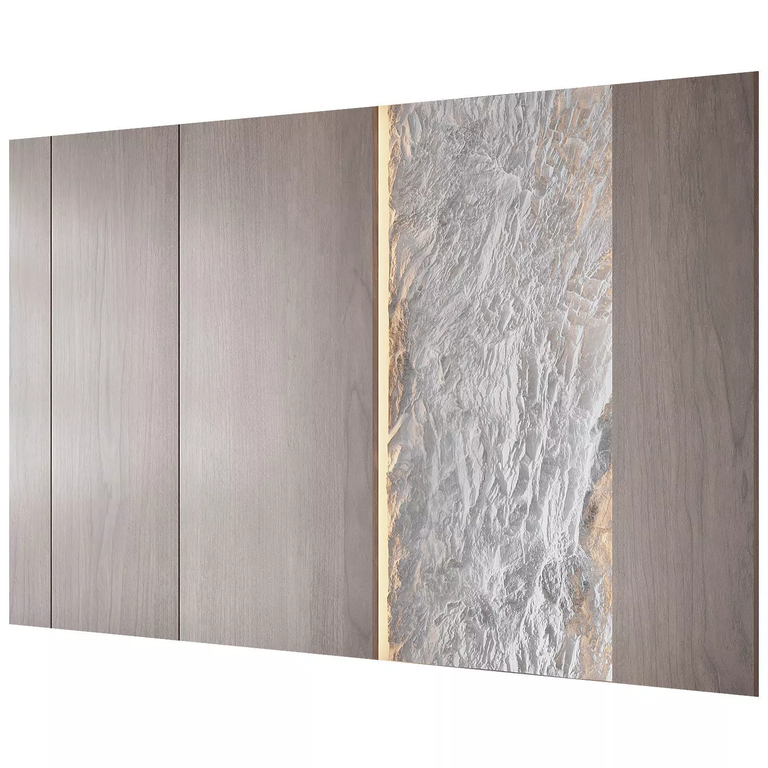 Headboard 01 3D model_0