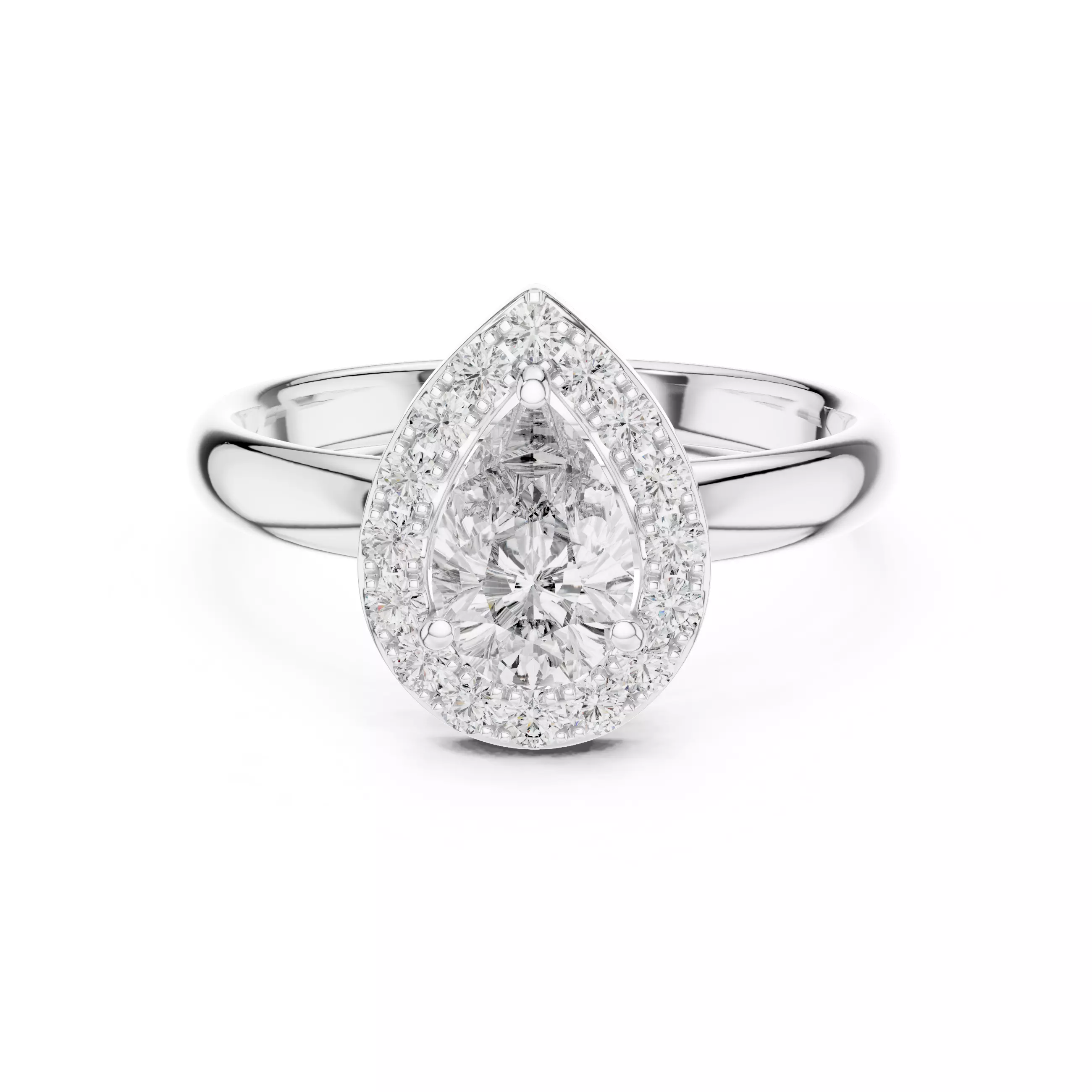 Halo Solitaire Ring 3dm stl renders animation videos details 3D print model_8