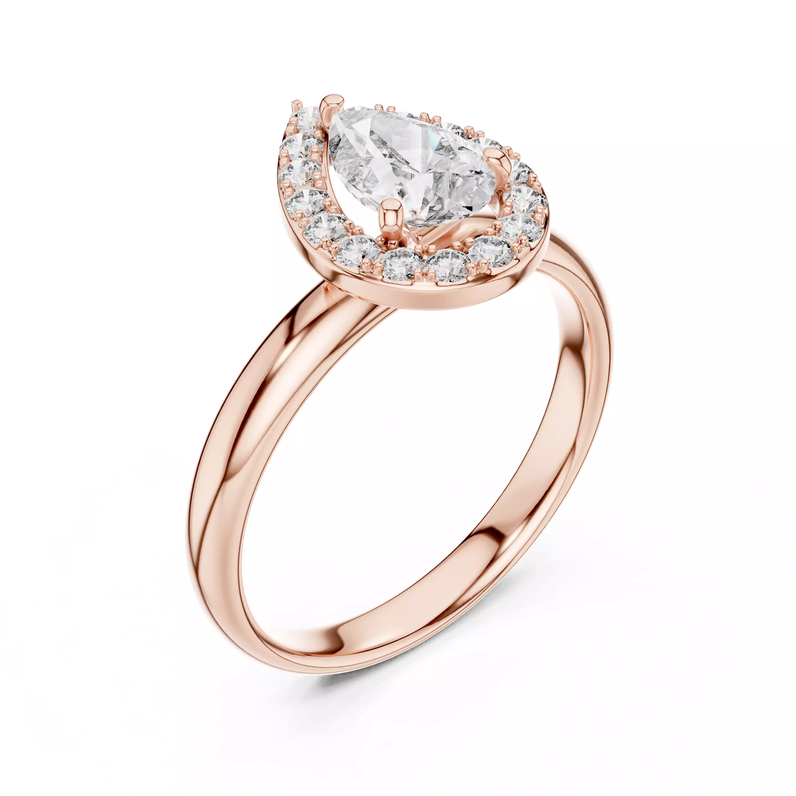 Halo Solitaire Ring 3dm stl renders animation videos details 3D print model_4