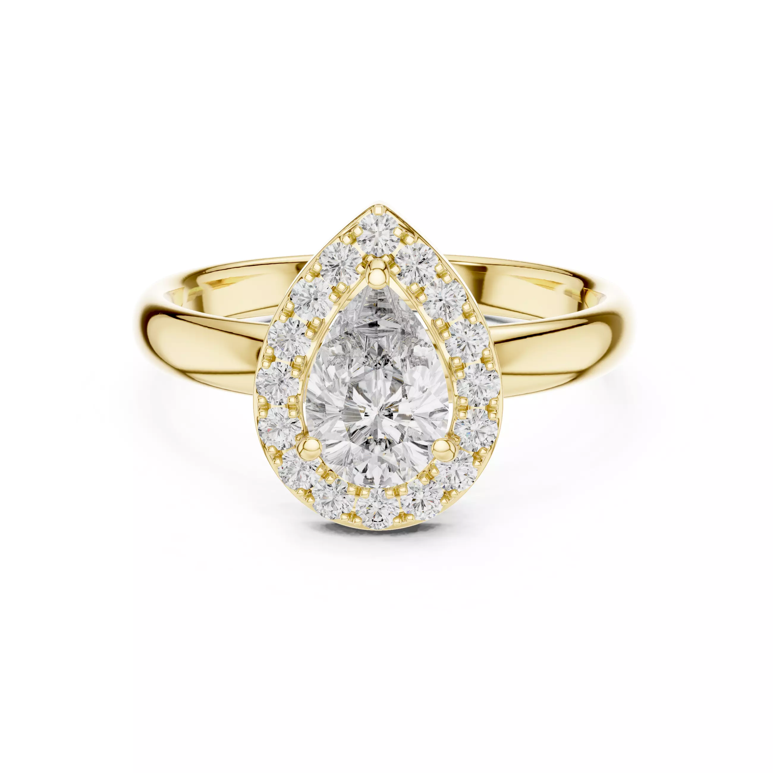 Halo Solitaire Ring 3dm stl renders animation videos details 3D print model_2